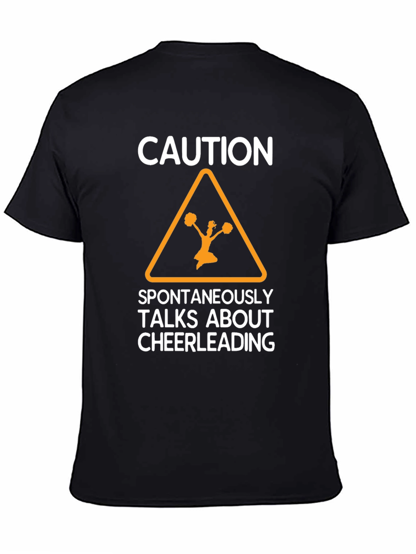 Caution Cheerleading Graphic Tee
