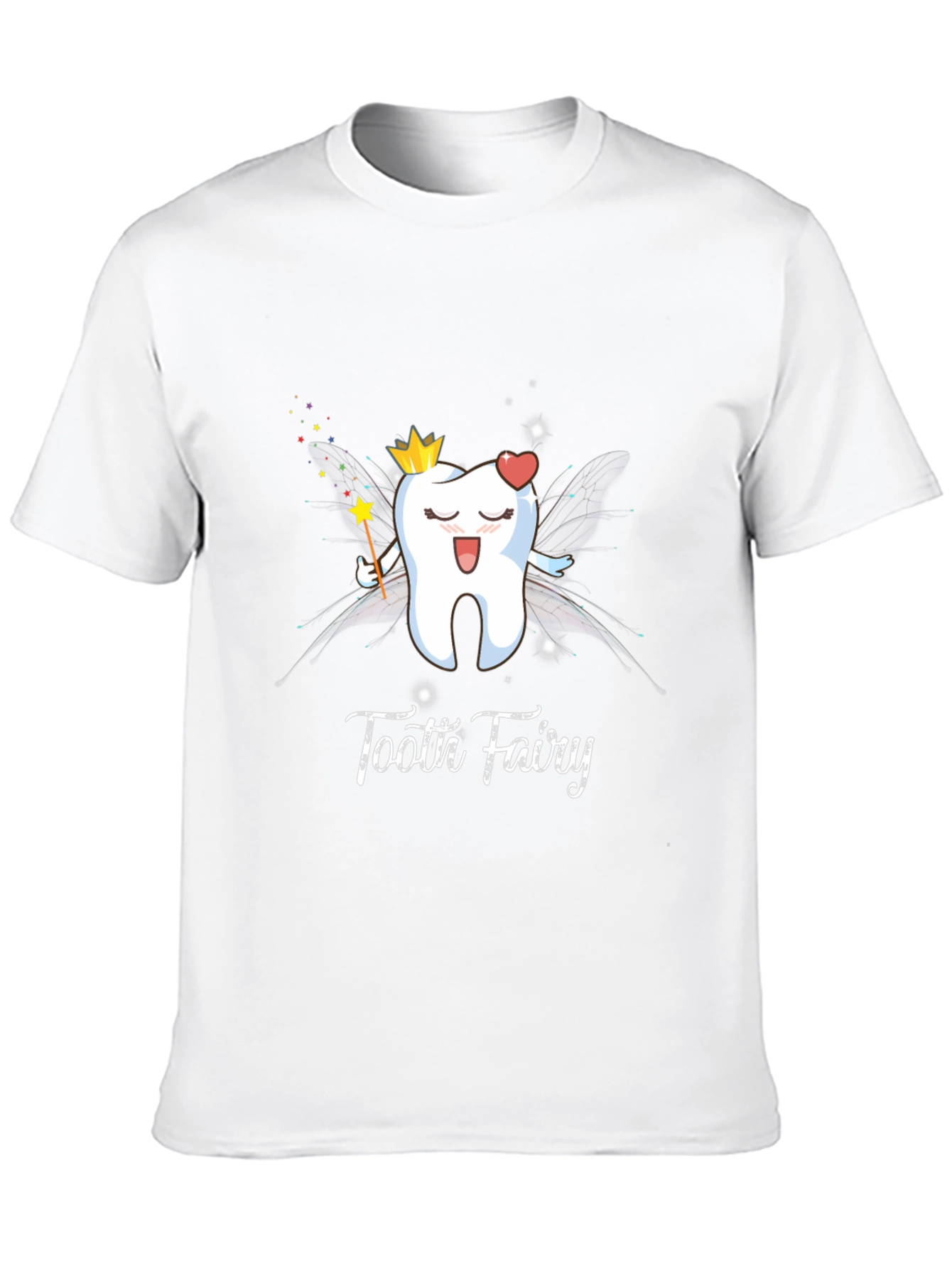 Tooth Fairy Graphic Tee - Black Cotton T-Shirt