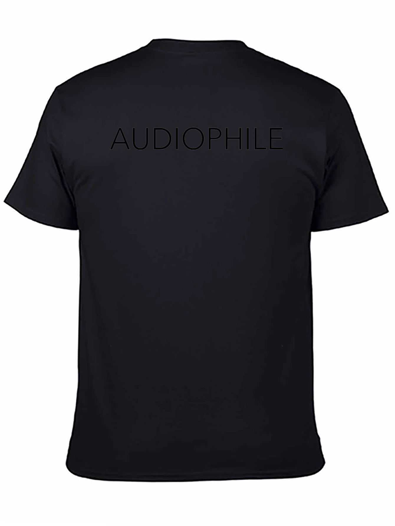 Audiophile Black T-Shirt