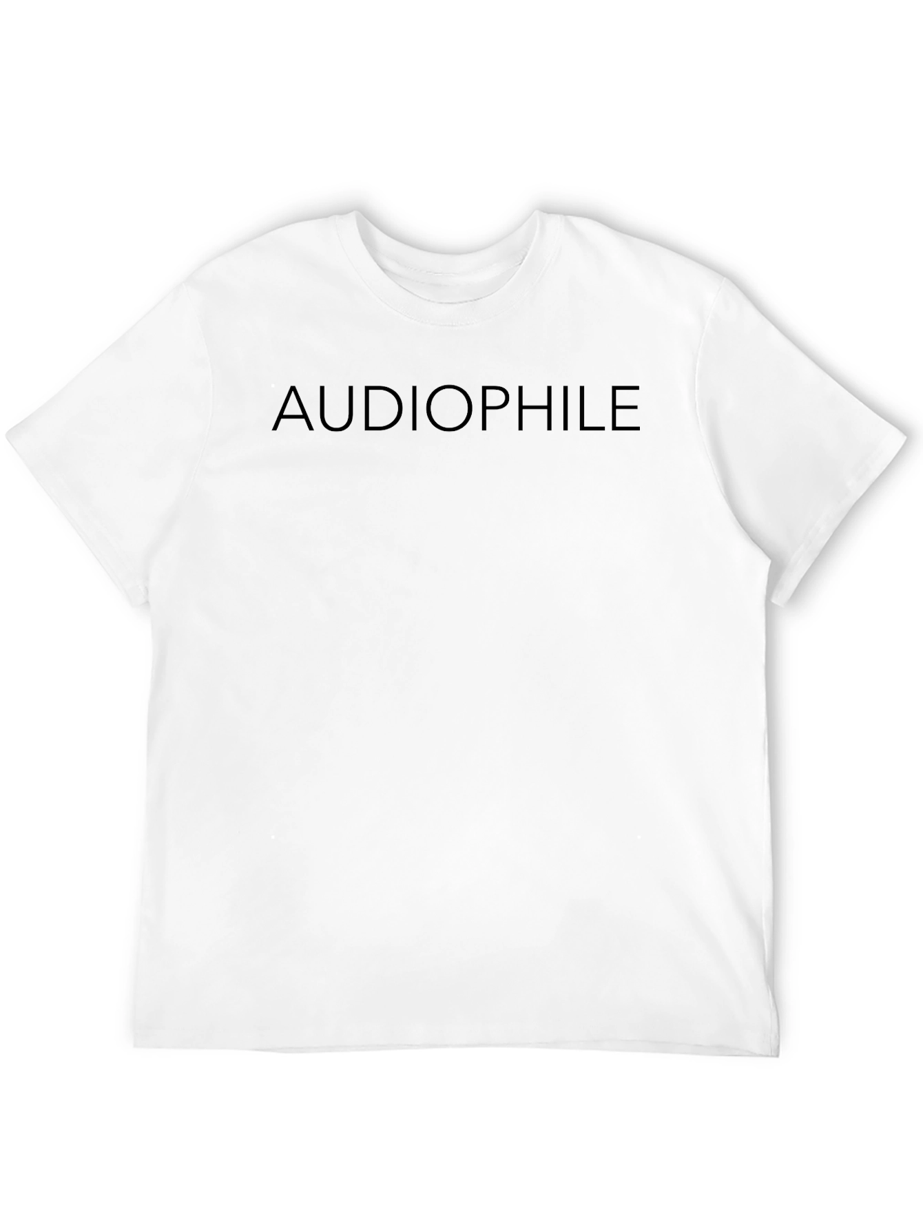 Audiophile Black T-Shirt
