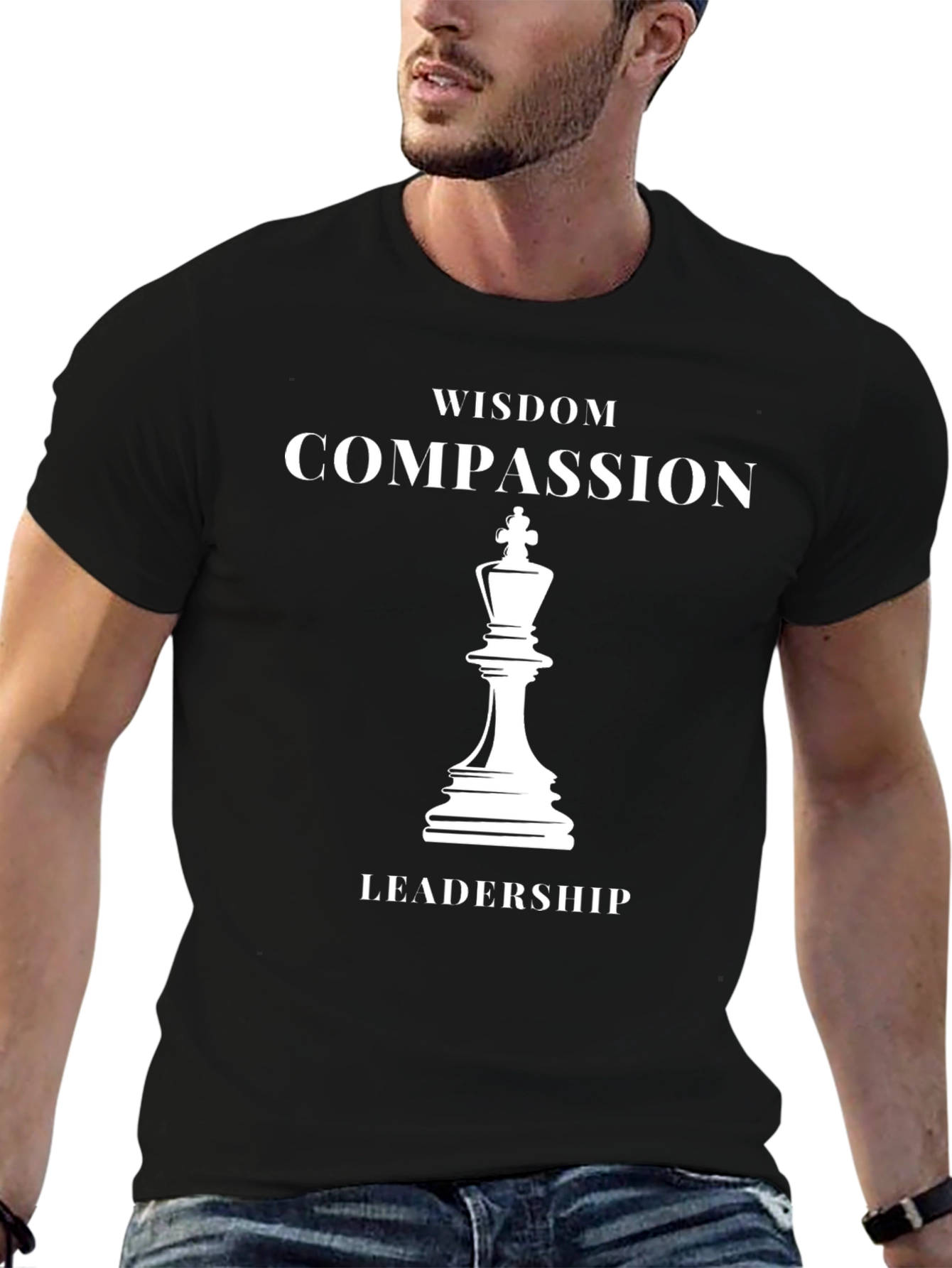 Wisdom Compassion Leadership Graphic Tee