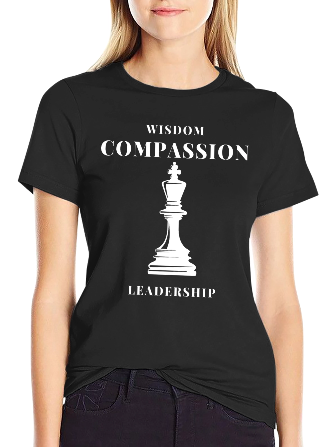 Wisdom Compassion Leadership Graphic Tee