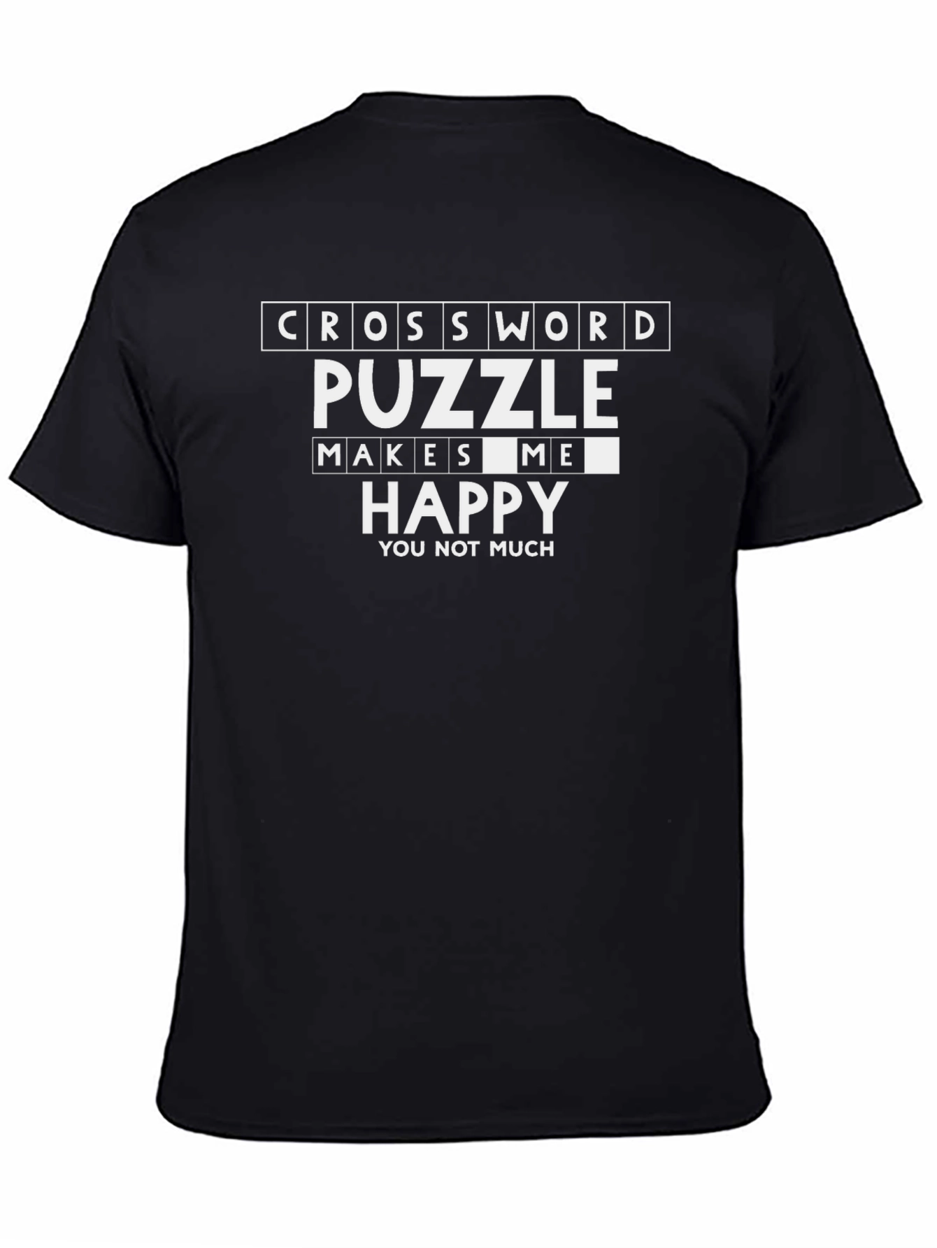 Crossword Puzzle Makes Me Happy T-Shirt