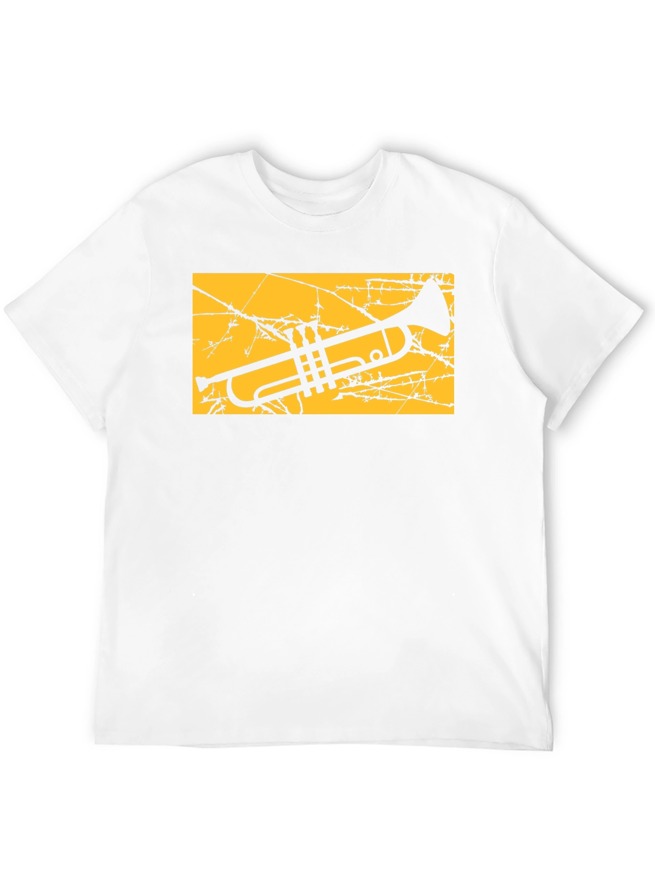 Trumpet Graphic T-Shirt - Black