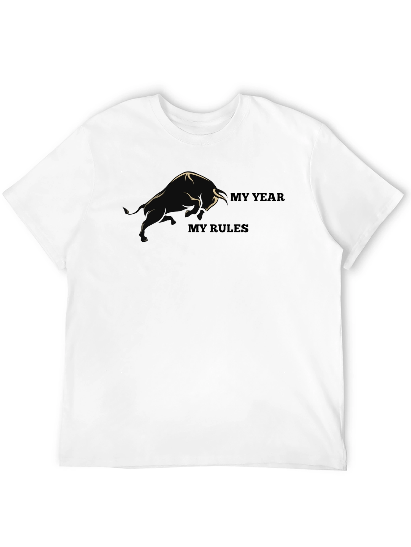 Bull Graphic Tee - My Year My Rules