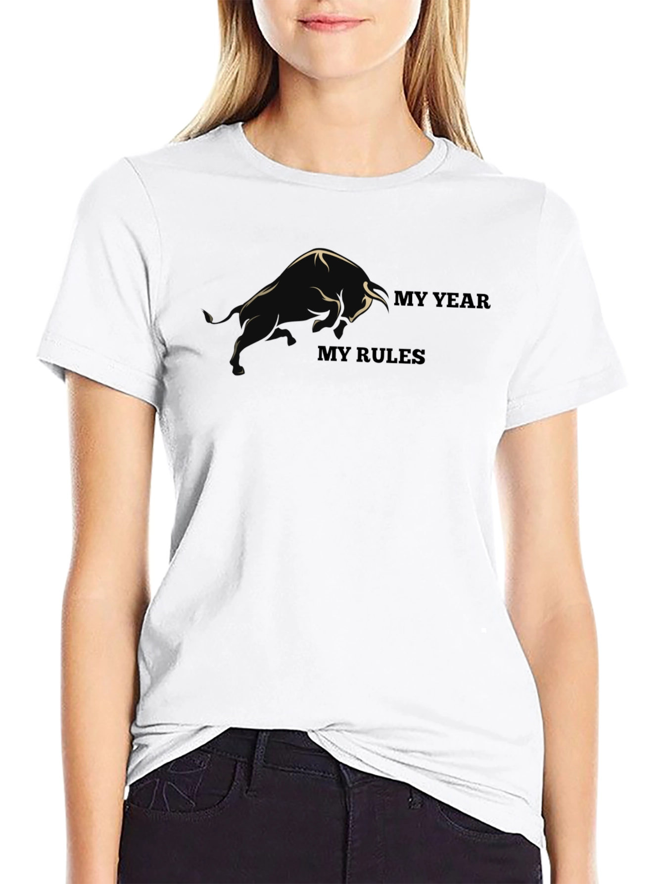 Bull Graphic Tee - My Year My Rules