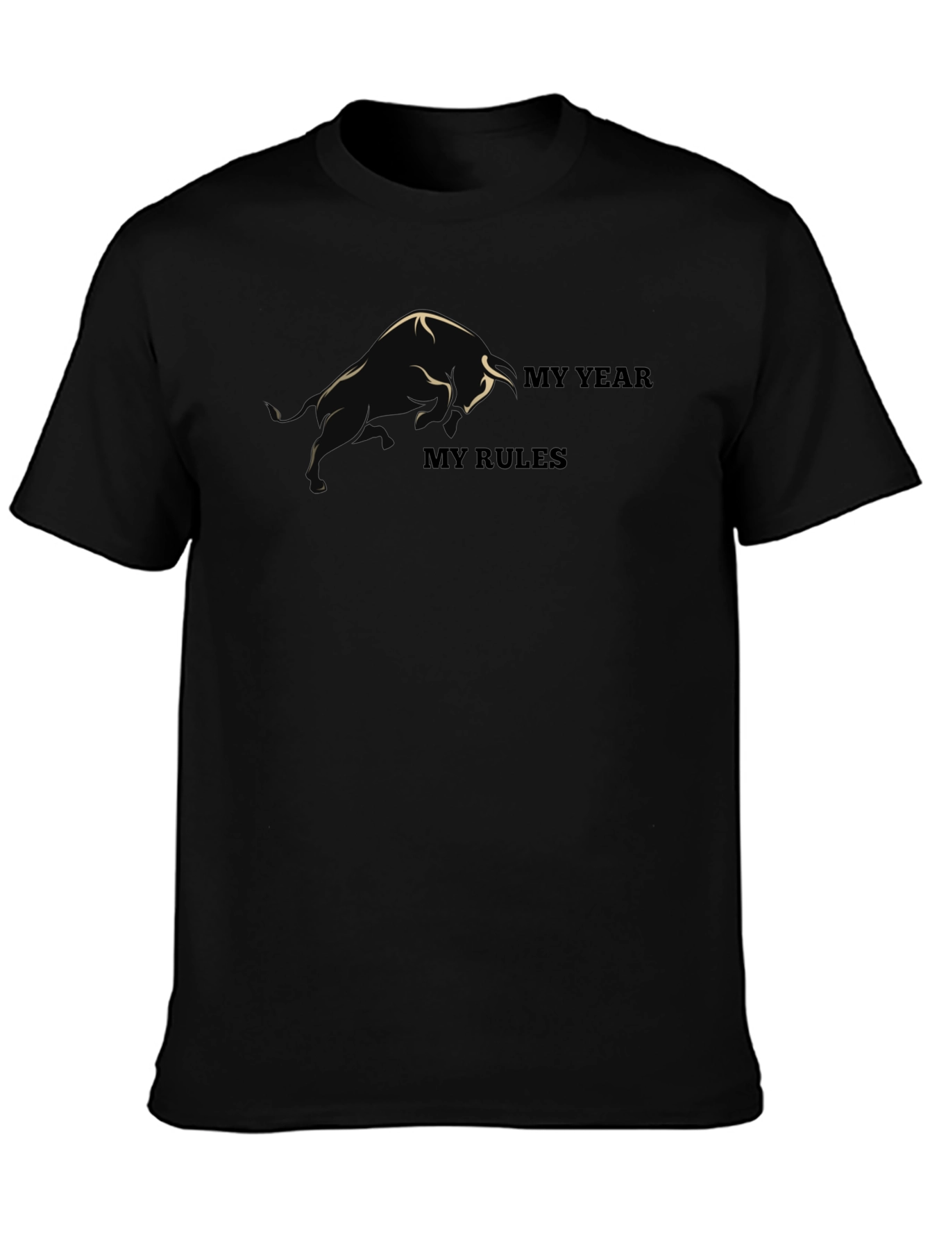 Bull Graphic Tee - My Year My Rules