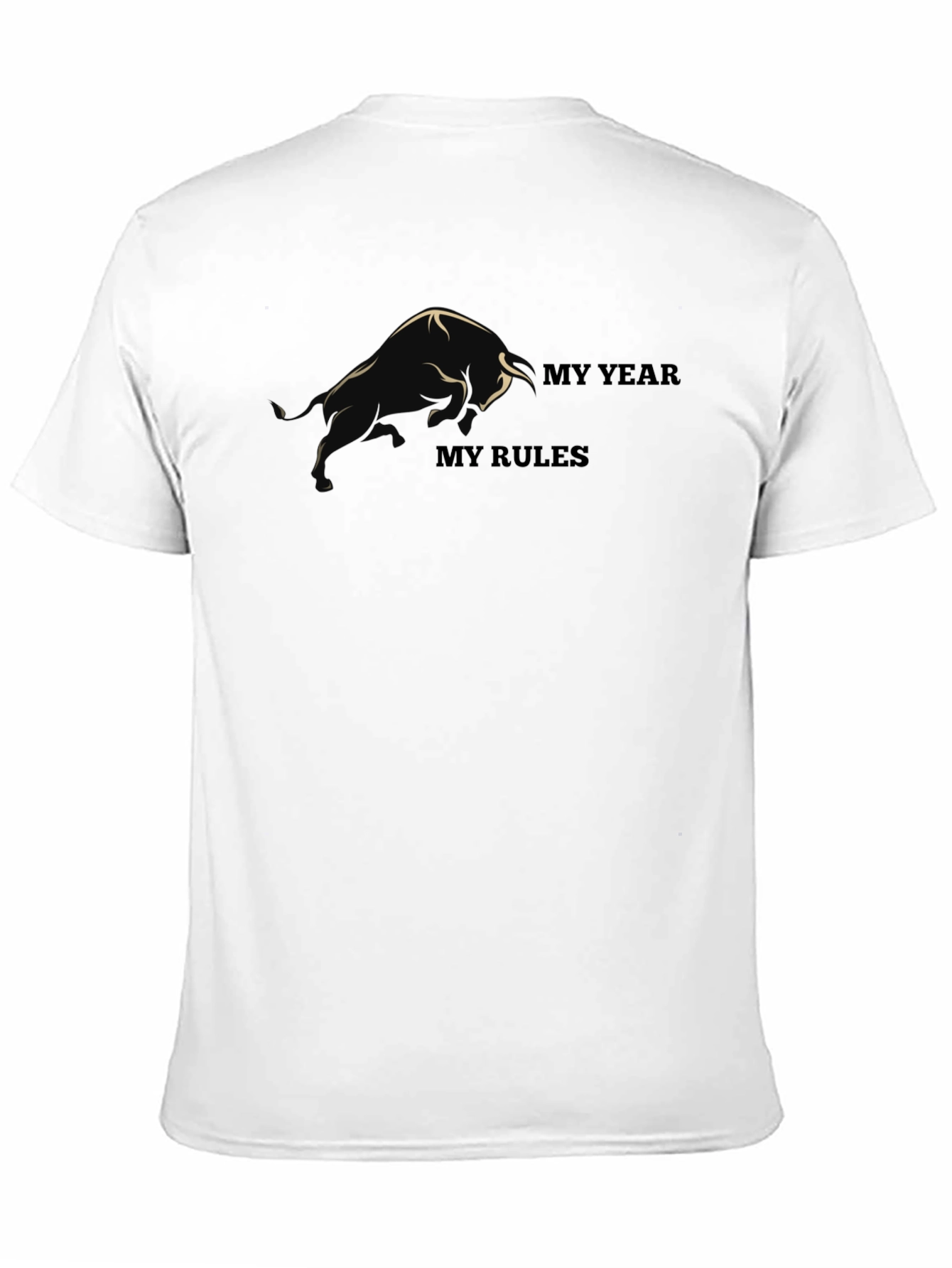 Bull Graphic Tee - My Year My Rules