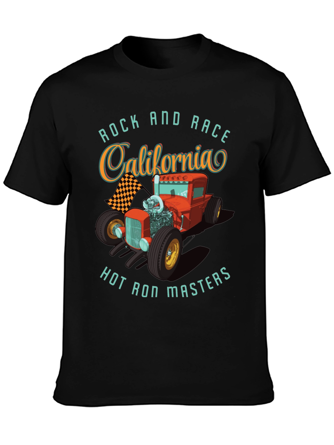 Rock and Race California Hot Rod Masters Tee