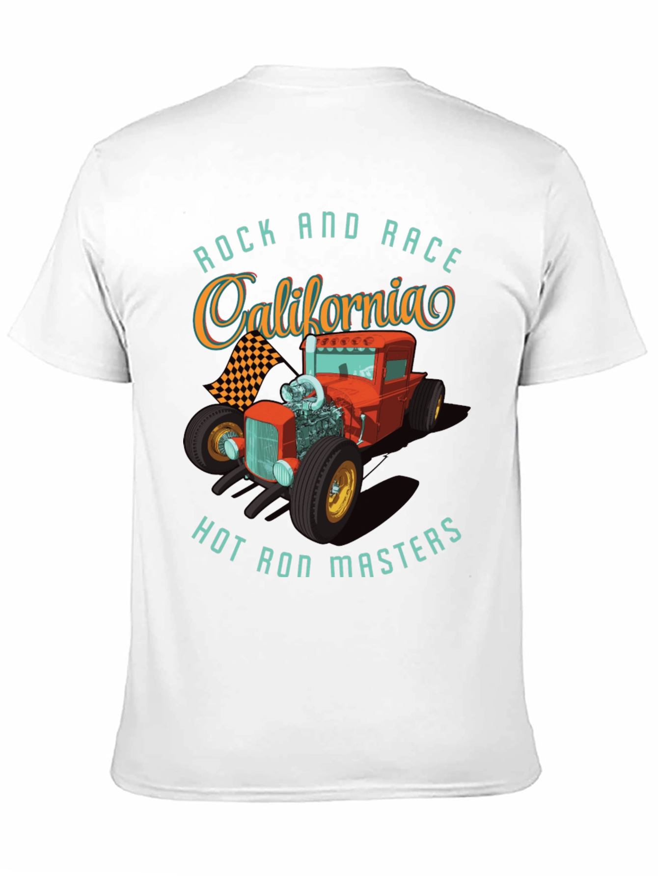 Rock and Race California Hot Rod Masters Tee