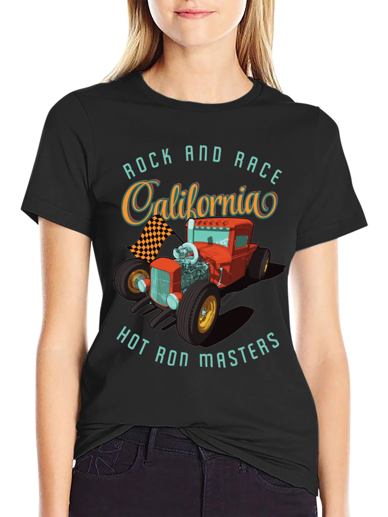 Rock and Race California Hot Rod Masters Tee
