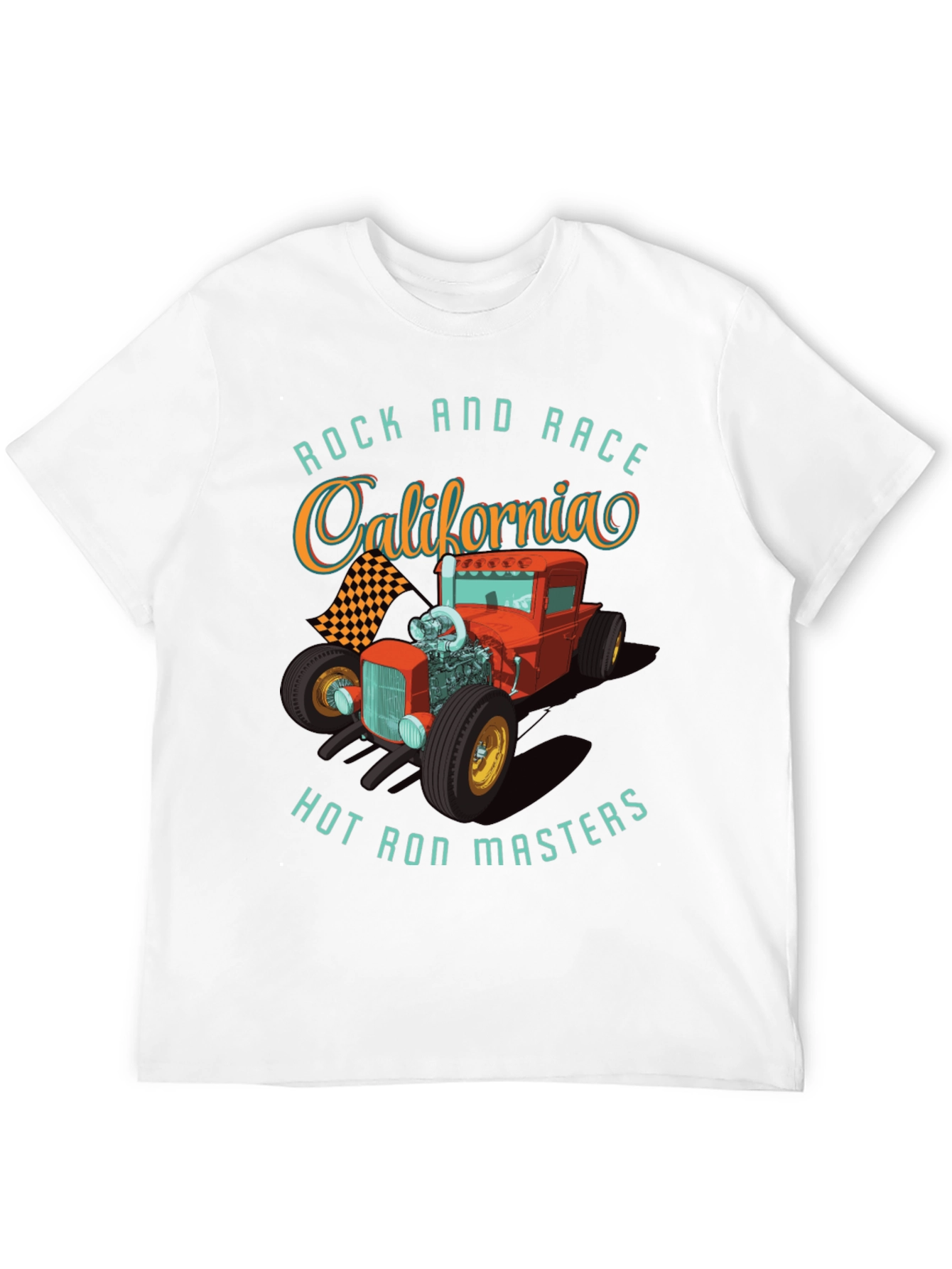 Rock and Race California Hot Rod Masters Tee