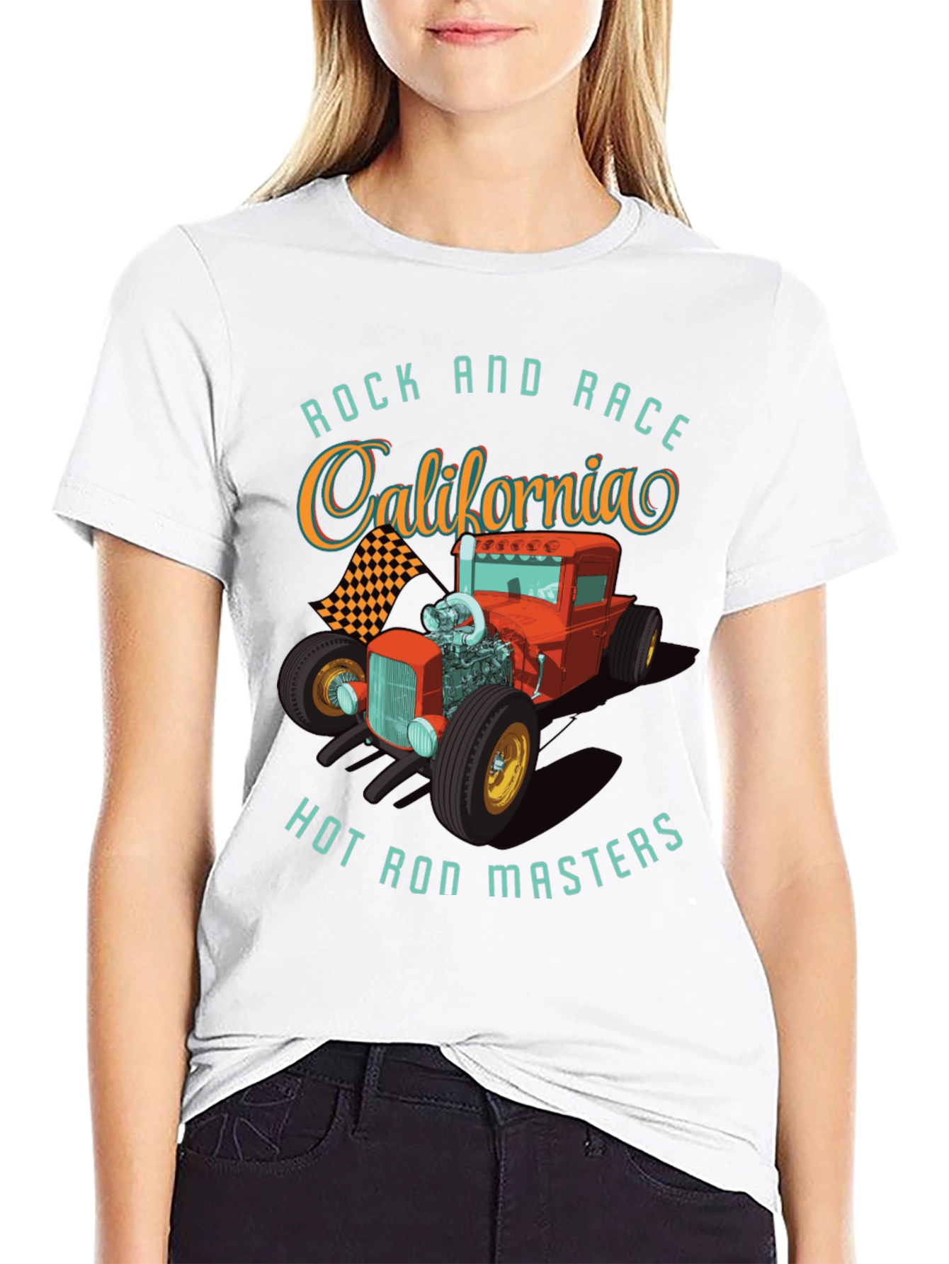 Rock and Race California Hot Rod Masters Tee