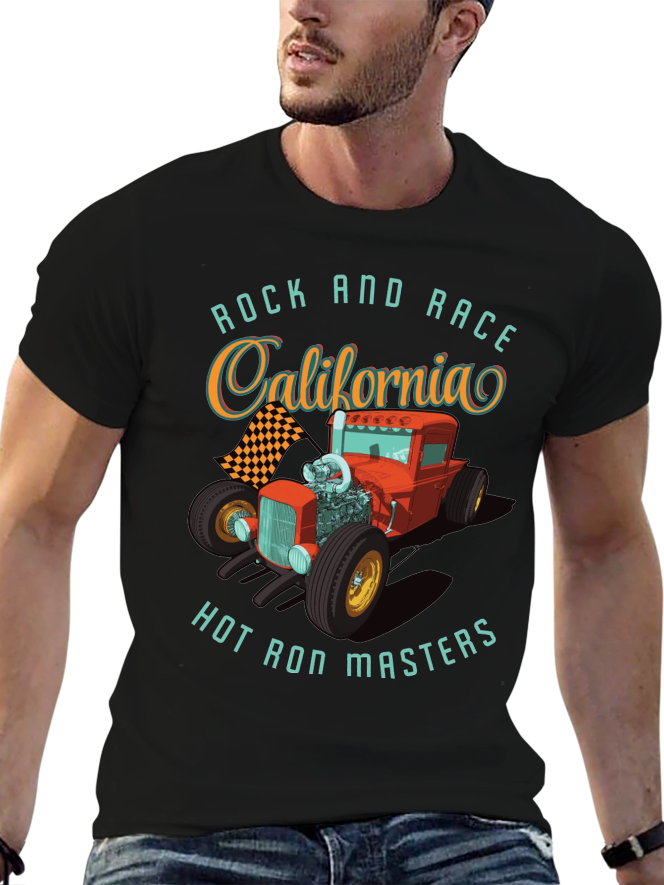 Rock and Race California Hot Rod Masters Tee
