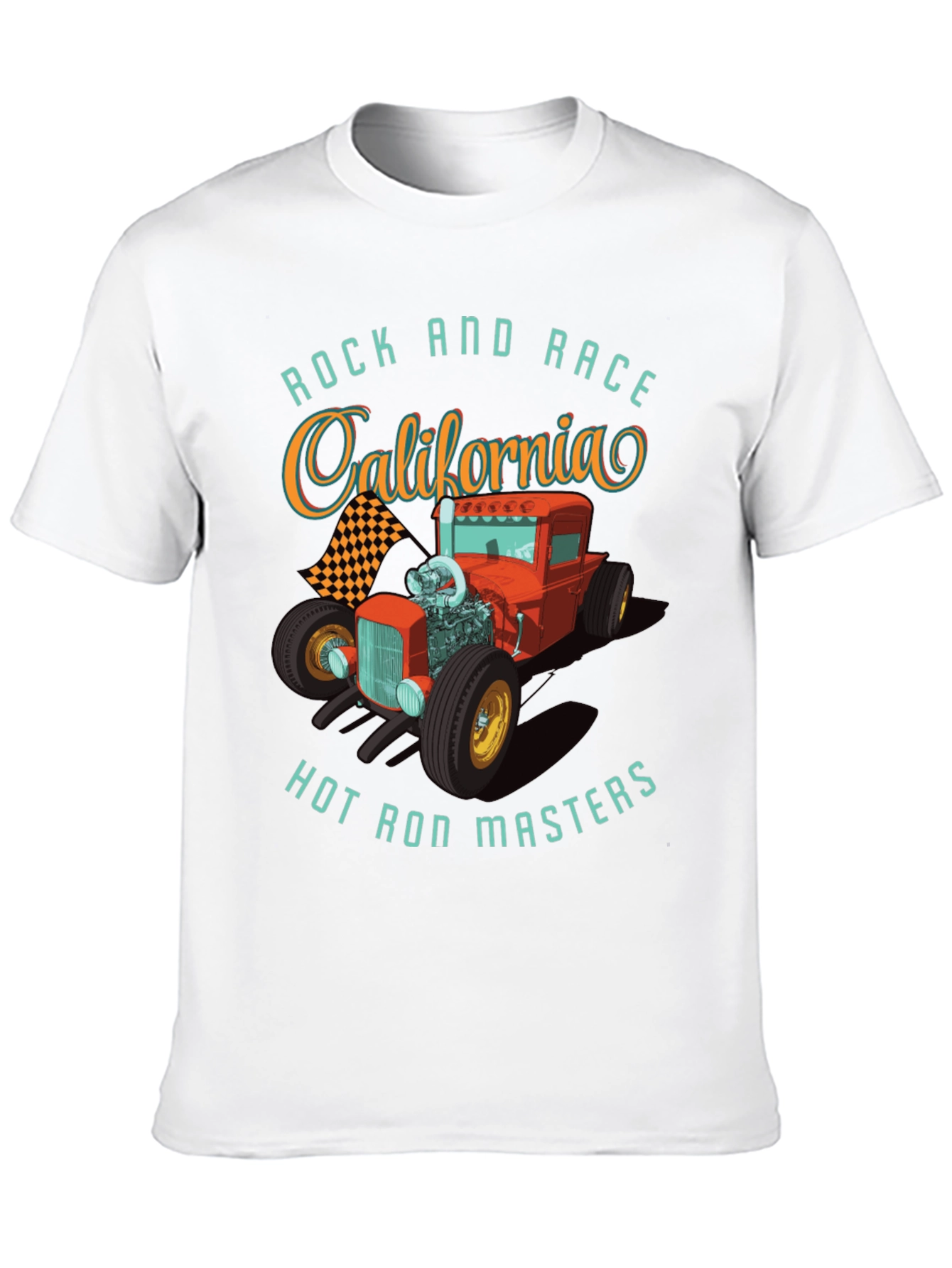 Rock and Race California Hot Rod Masters Tee