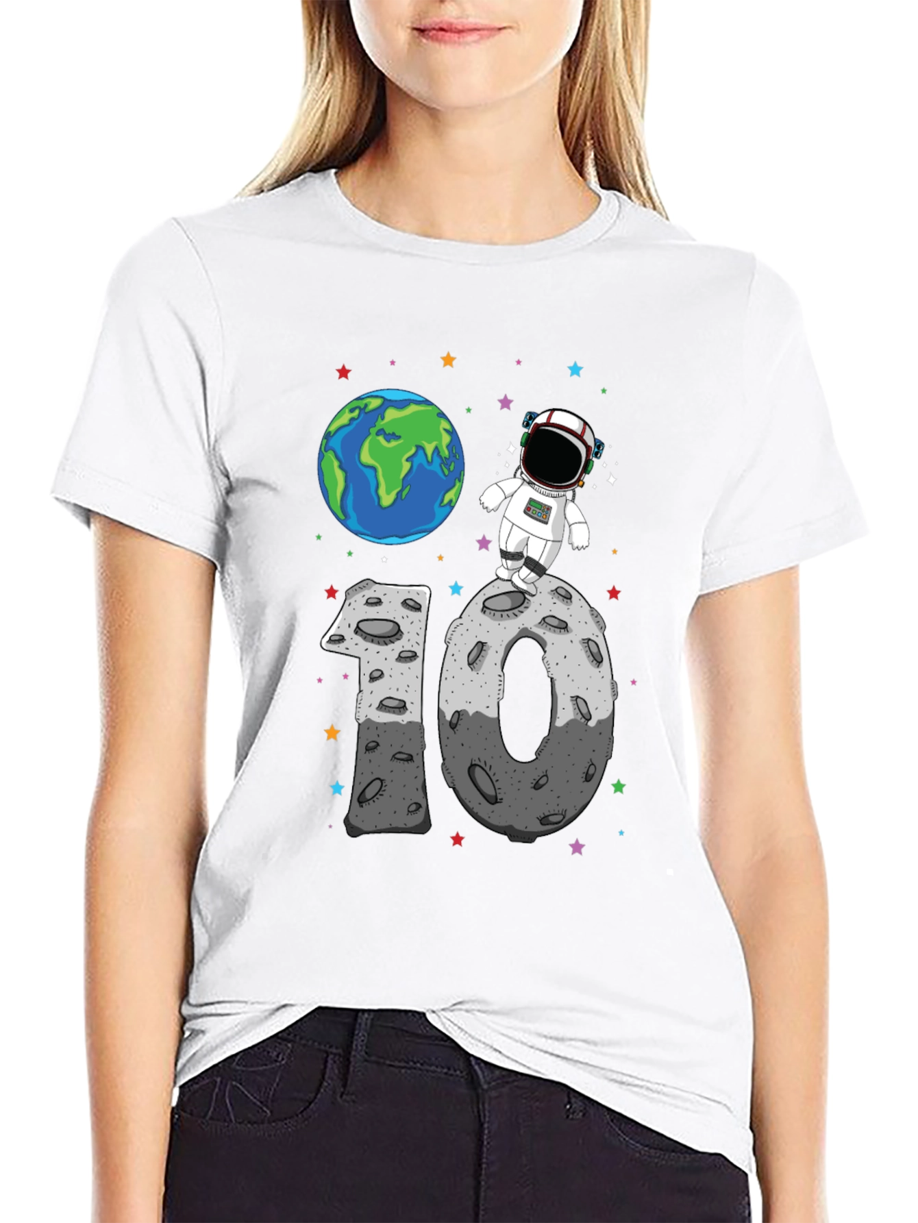 Astronaut 10th Birthday T-Shirt - Space Theme!