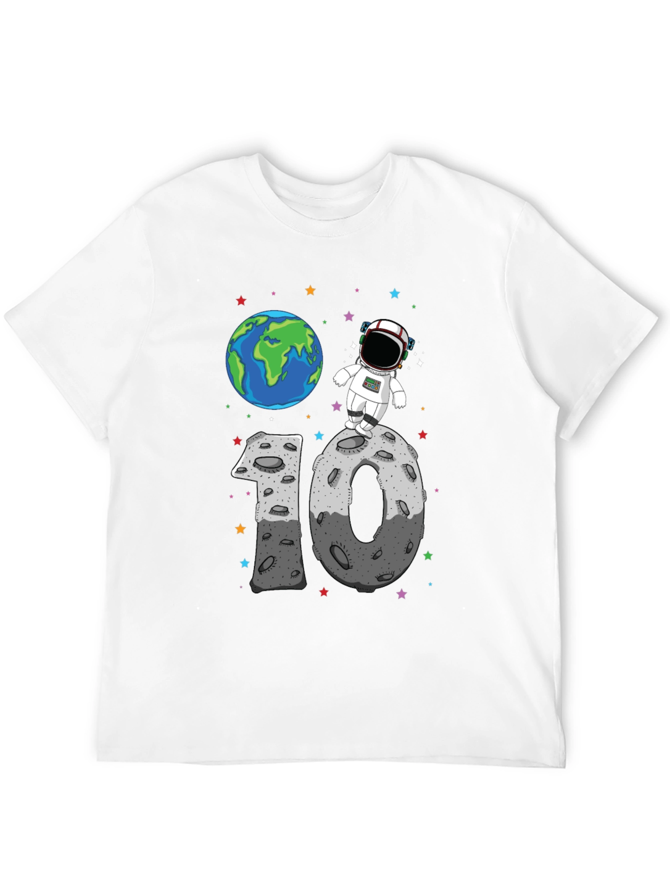 Astronaut 10th Birthday T-Shirt - Space Theme!