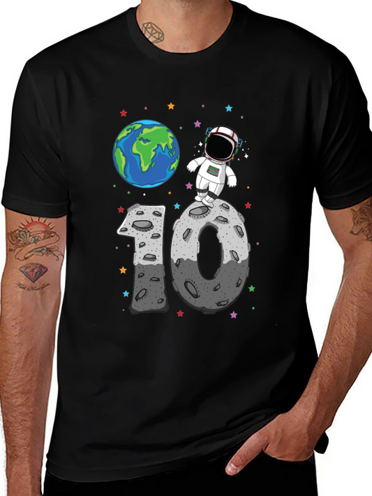 Astronaut 10th Birthday T-Shirt - Space Theme!