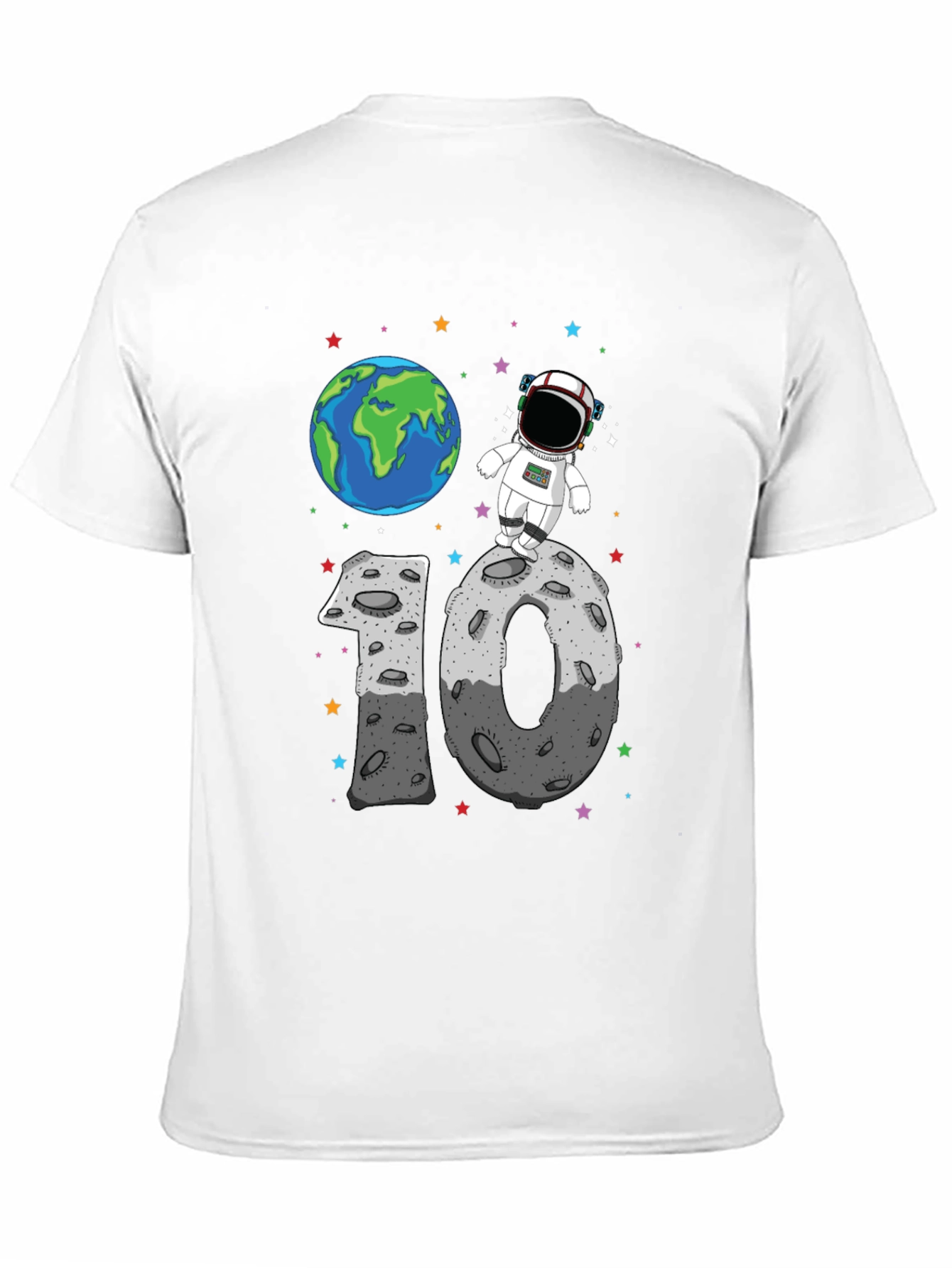 Astronaut 10th Birthday T-Shirt - Space Theme!
