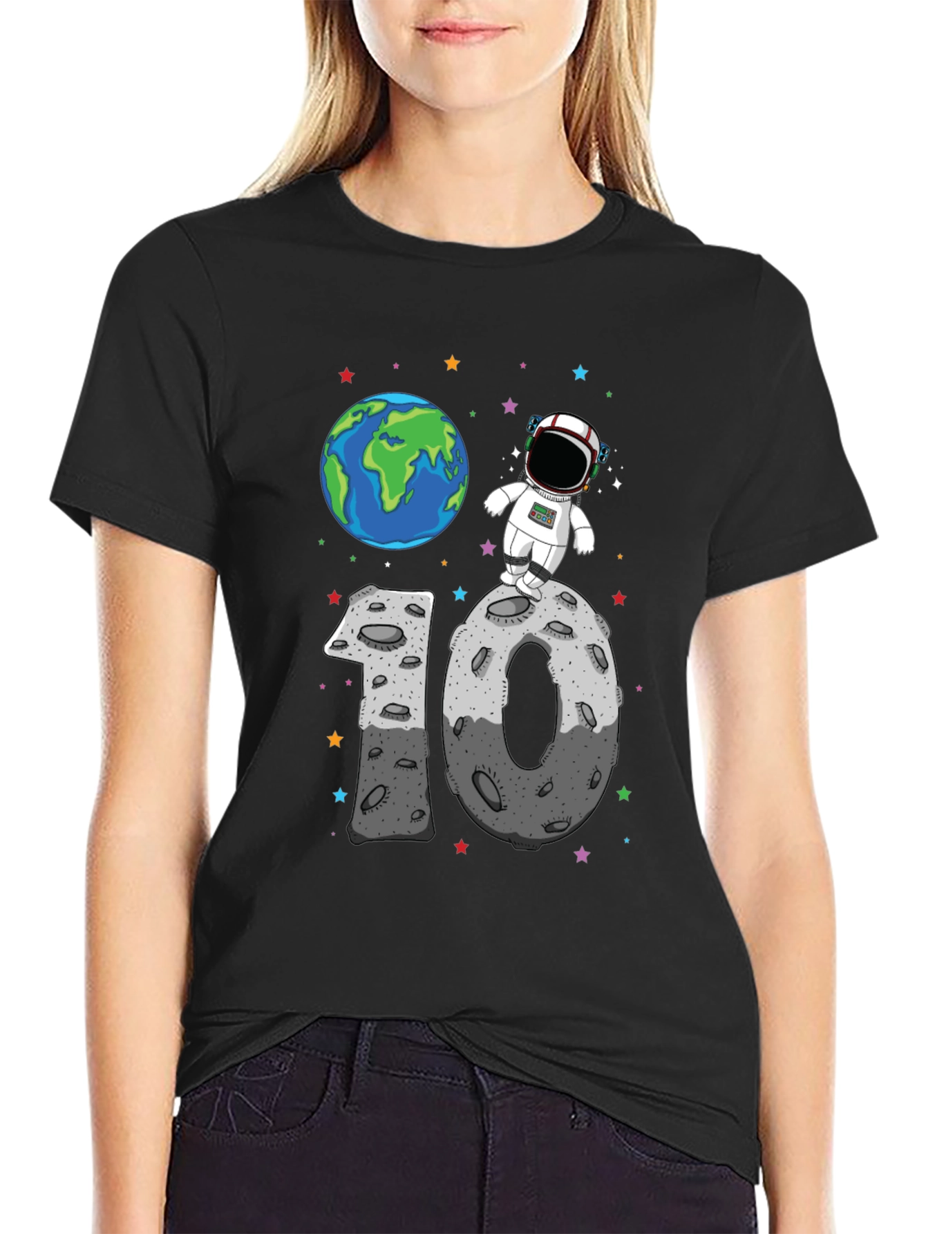 Astronaut 10th Birthday T-Shirt - Space Theme!