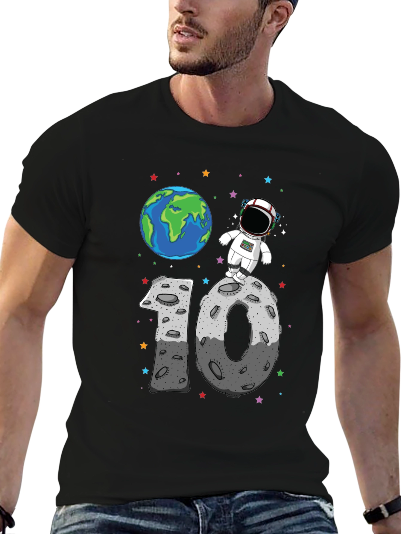 Astronaut 10th Birthday T-Shirt - Space Theme!