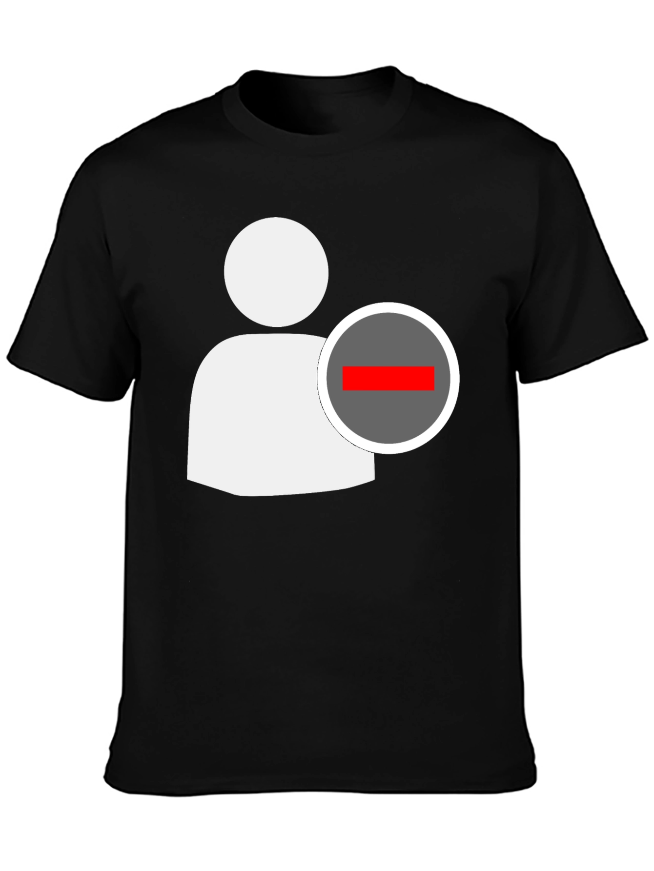 Remove Account Black T-Shirt