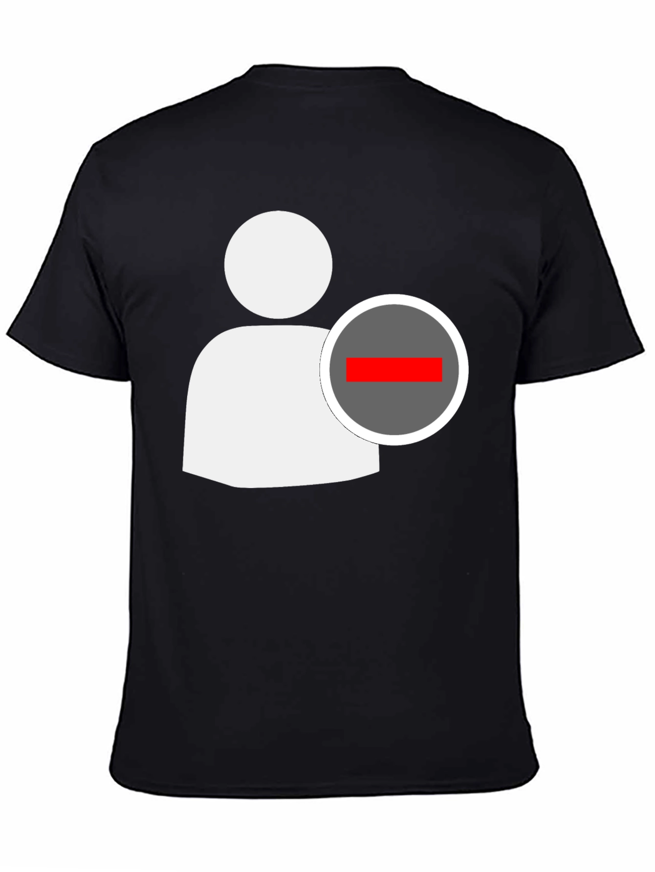 Remove Account Black T-Shirt