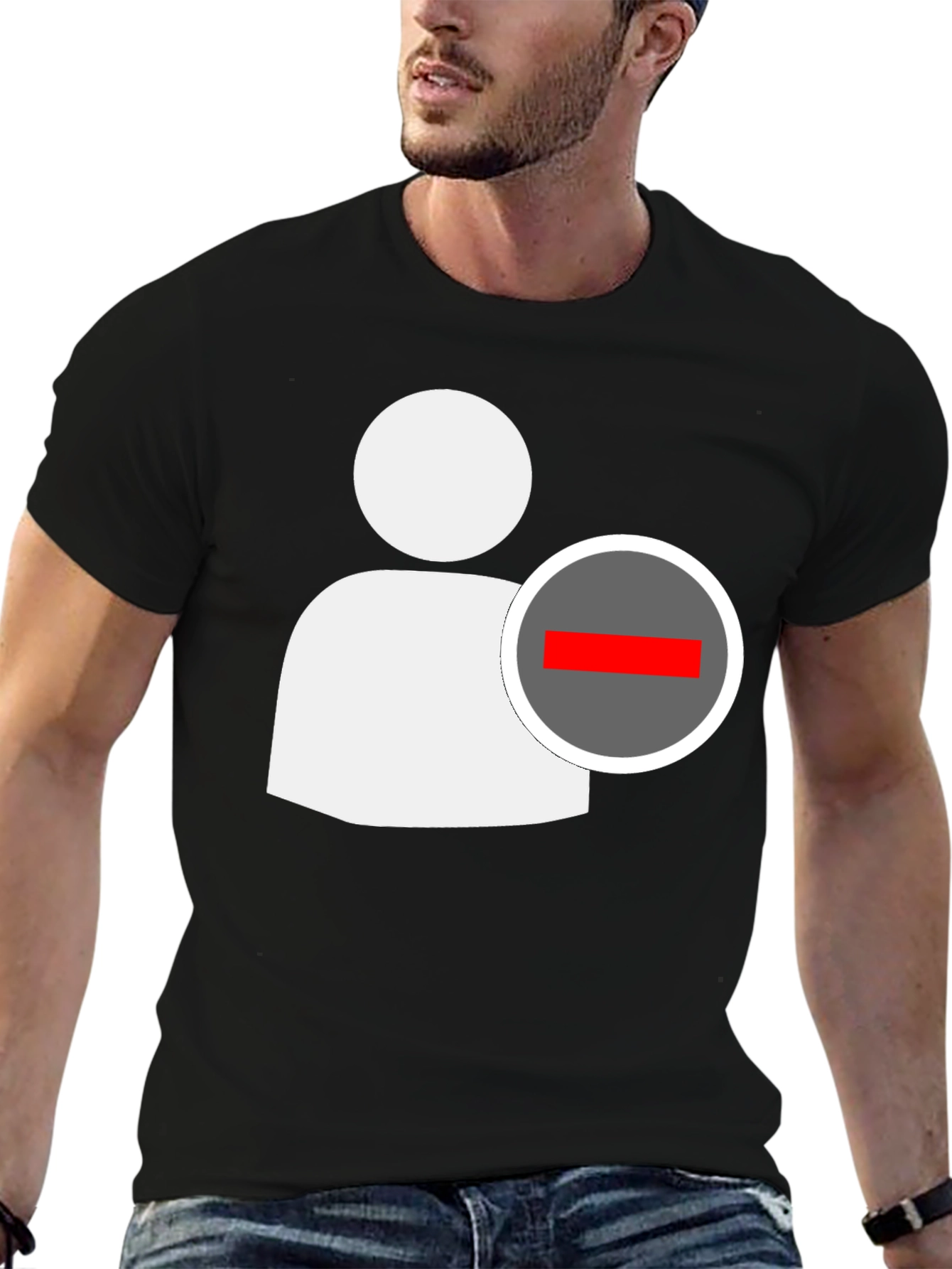 Remove Account Black T-Shirt
