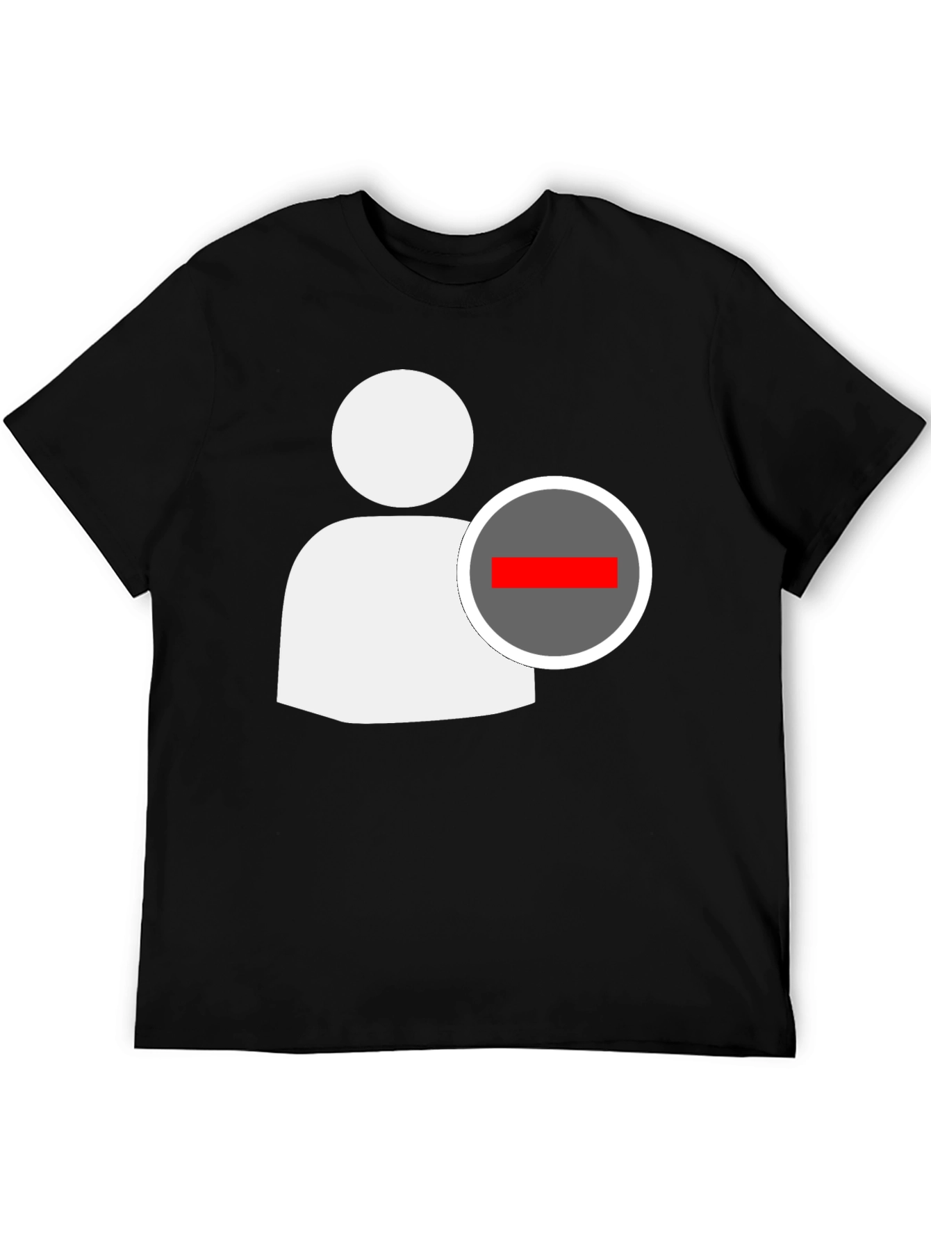 Remove Account Black T-Shirt