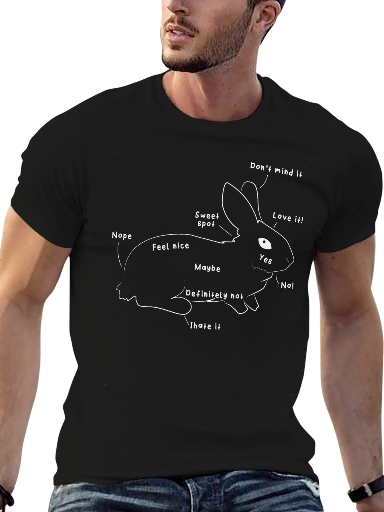 Rabbit Anatomy Funny T-Shirt