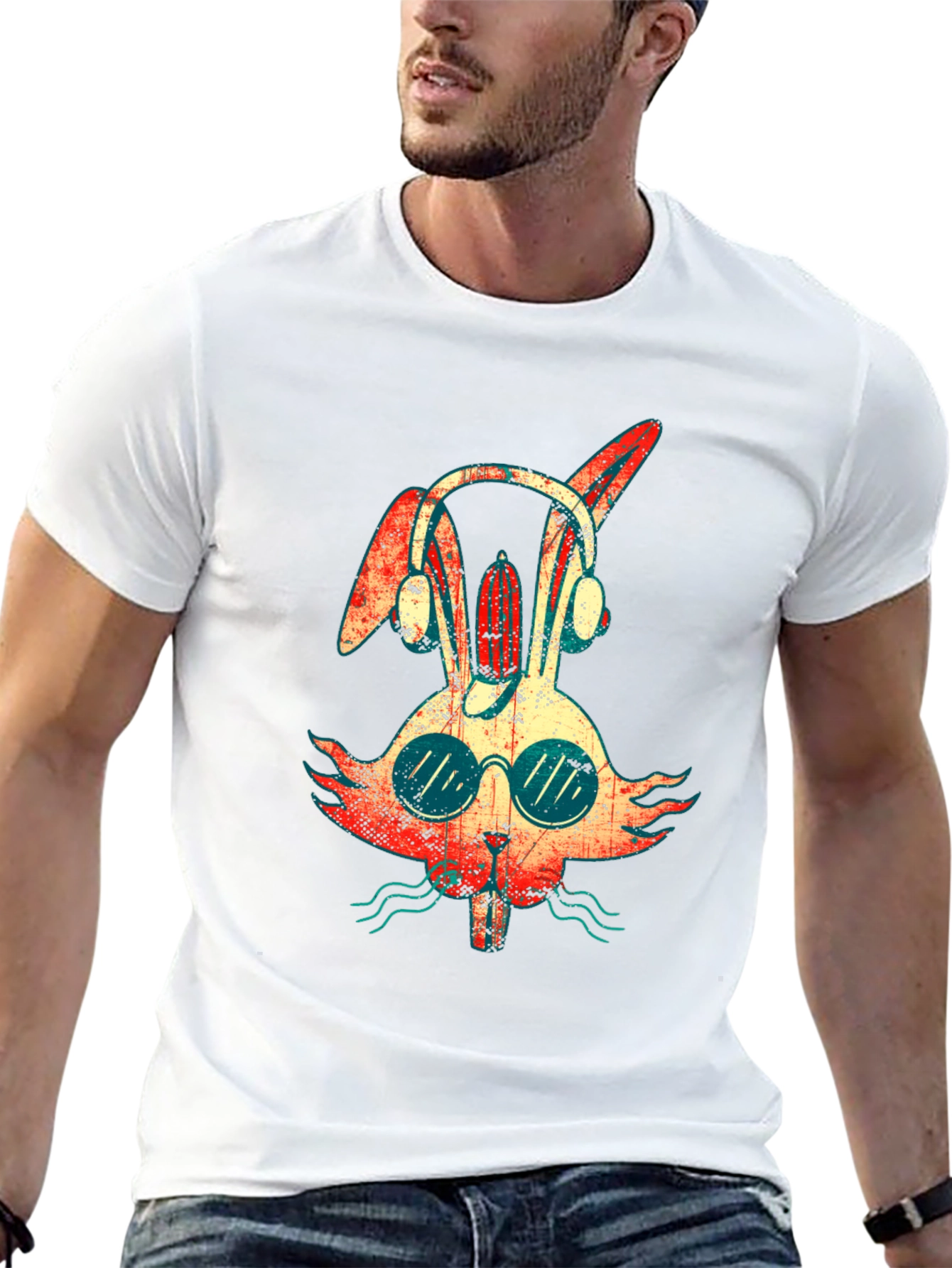 Retro Bunny Graphic Tee