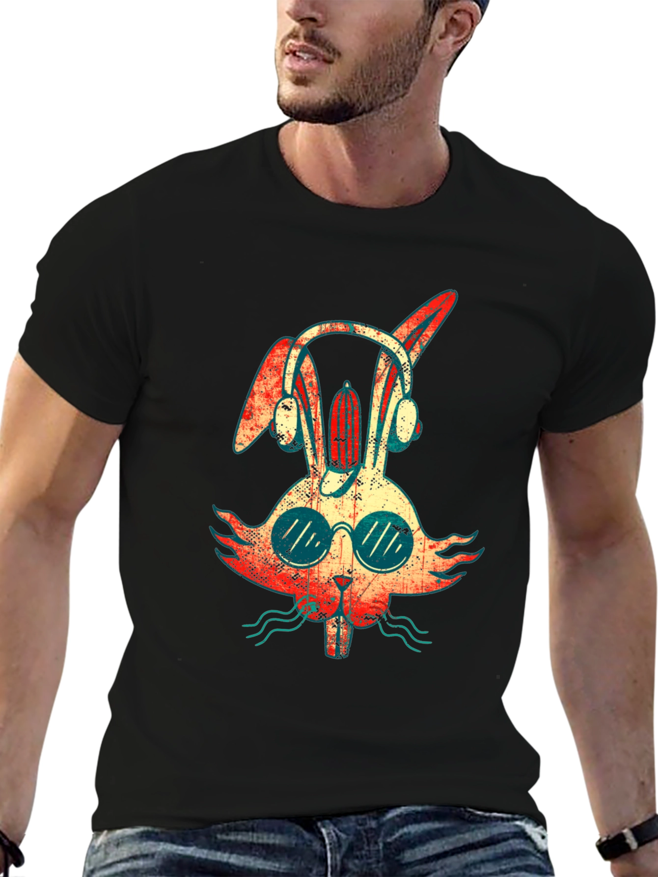 Retro Bunny Graphic Tee