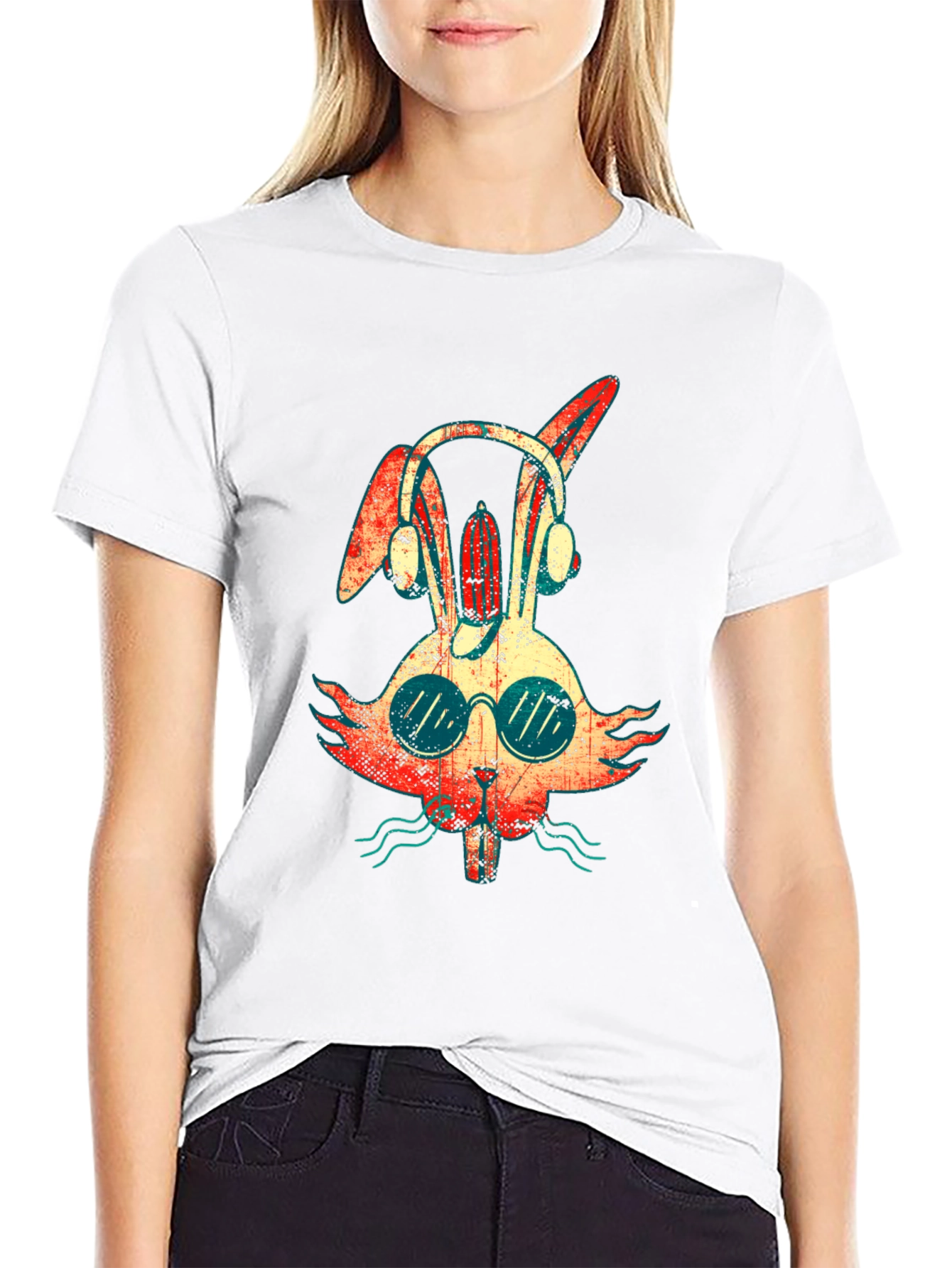Retro Bunny Graphic Tee