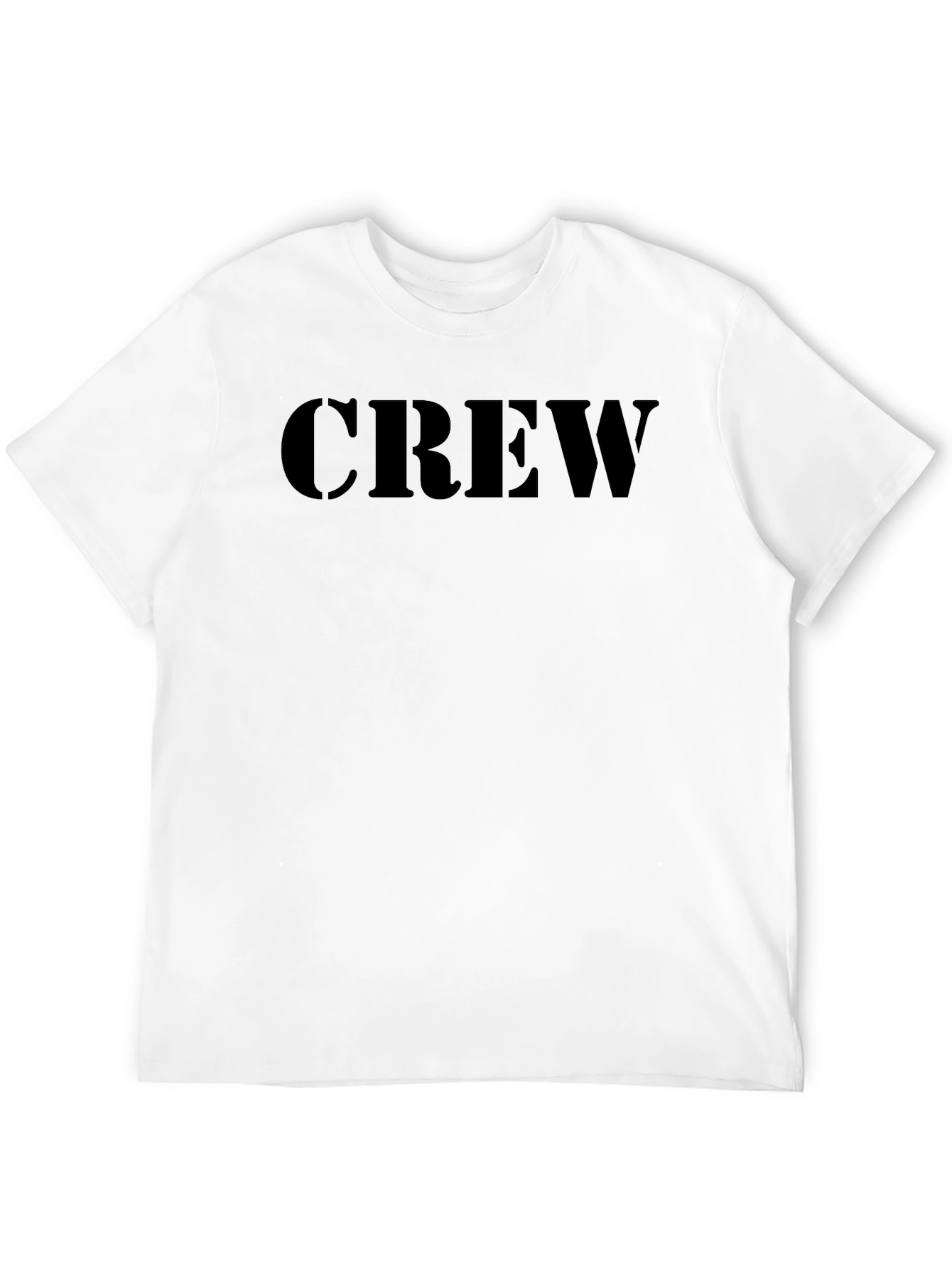 Black Crew T-Shirt - Classic & Comfortable