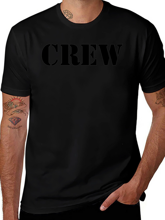 Black Crew T-Shirt - Classic & Comfortable