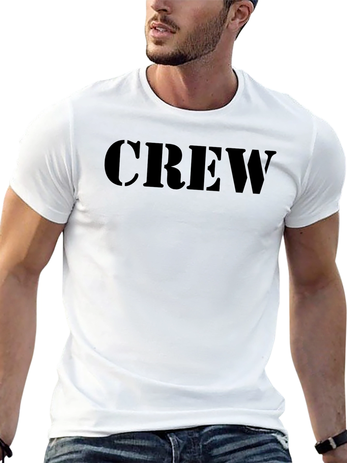 Black Crew T-Shirt - Classic & Comfortable