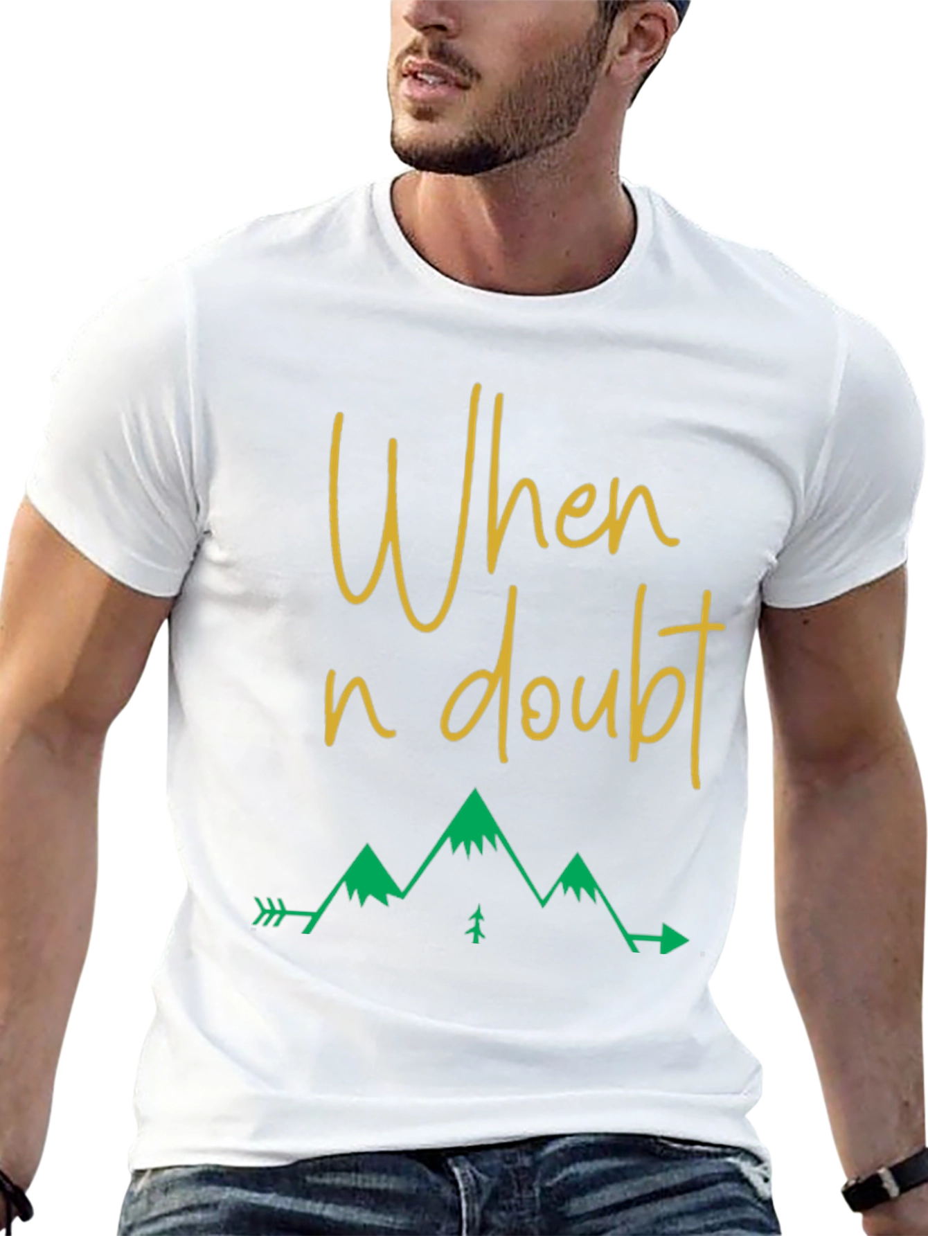 When in Doubt Graphic Tee - Mountain Adventure