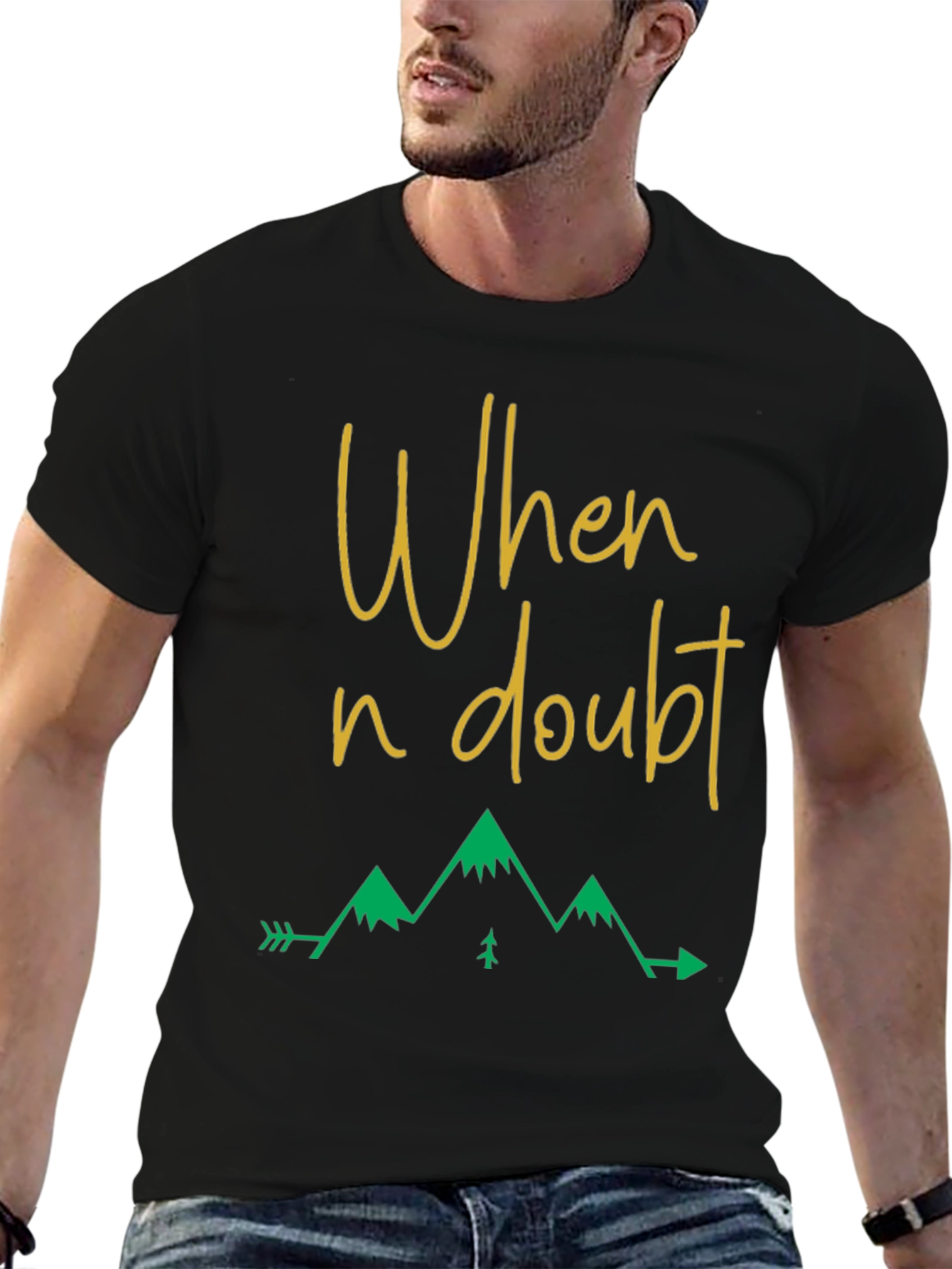 When in Doubt Graphic Tee - Mountain Adventure