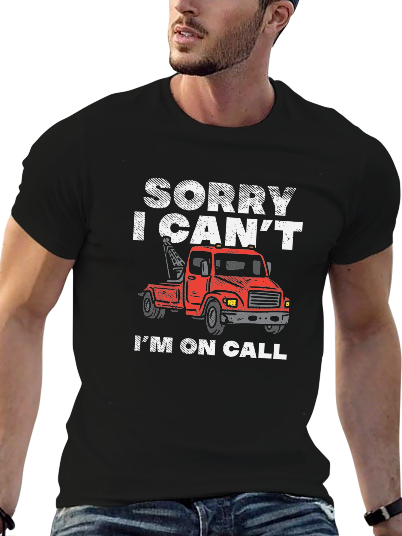 Sorry I Cant Im On Call Graphic Tee
