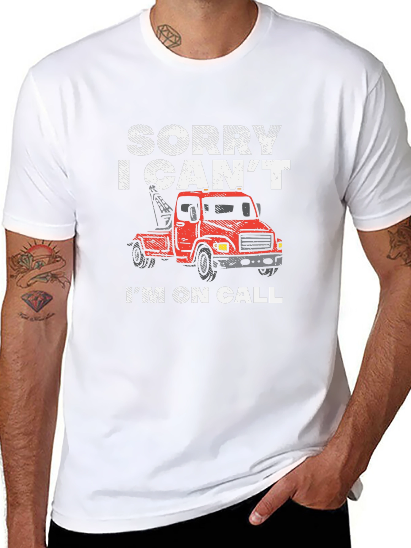 Sorry I Cant Im On Call Graphic Tee