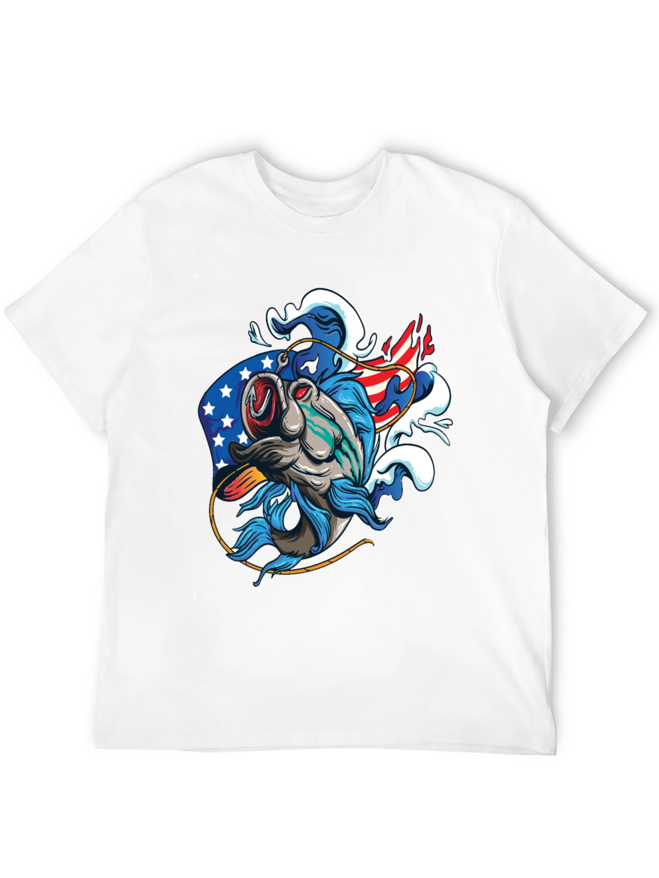 American Fish Graphic Tee