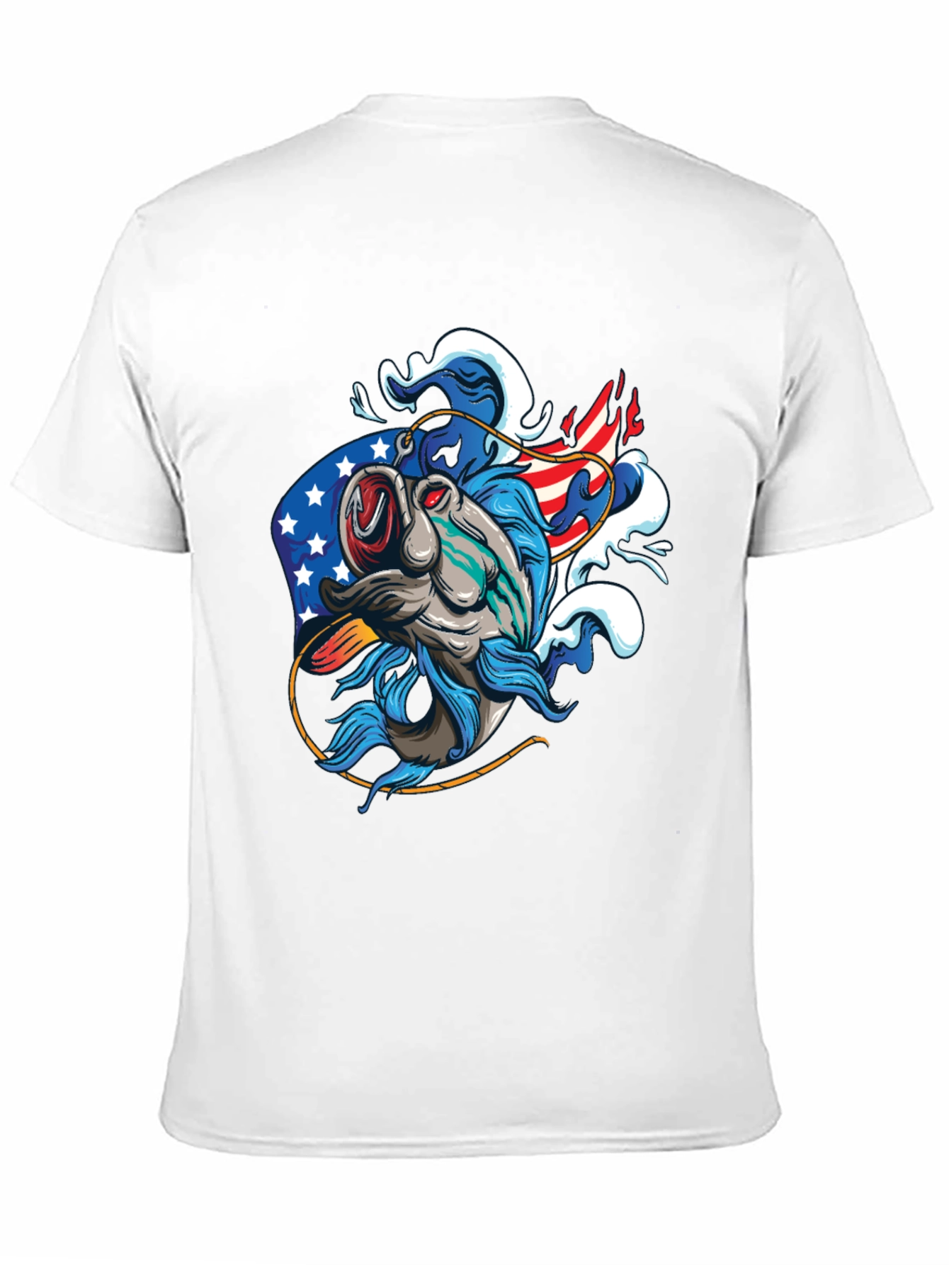 American Fish Graphic Tee
