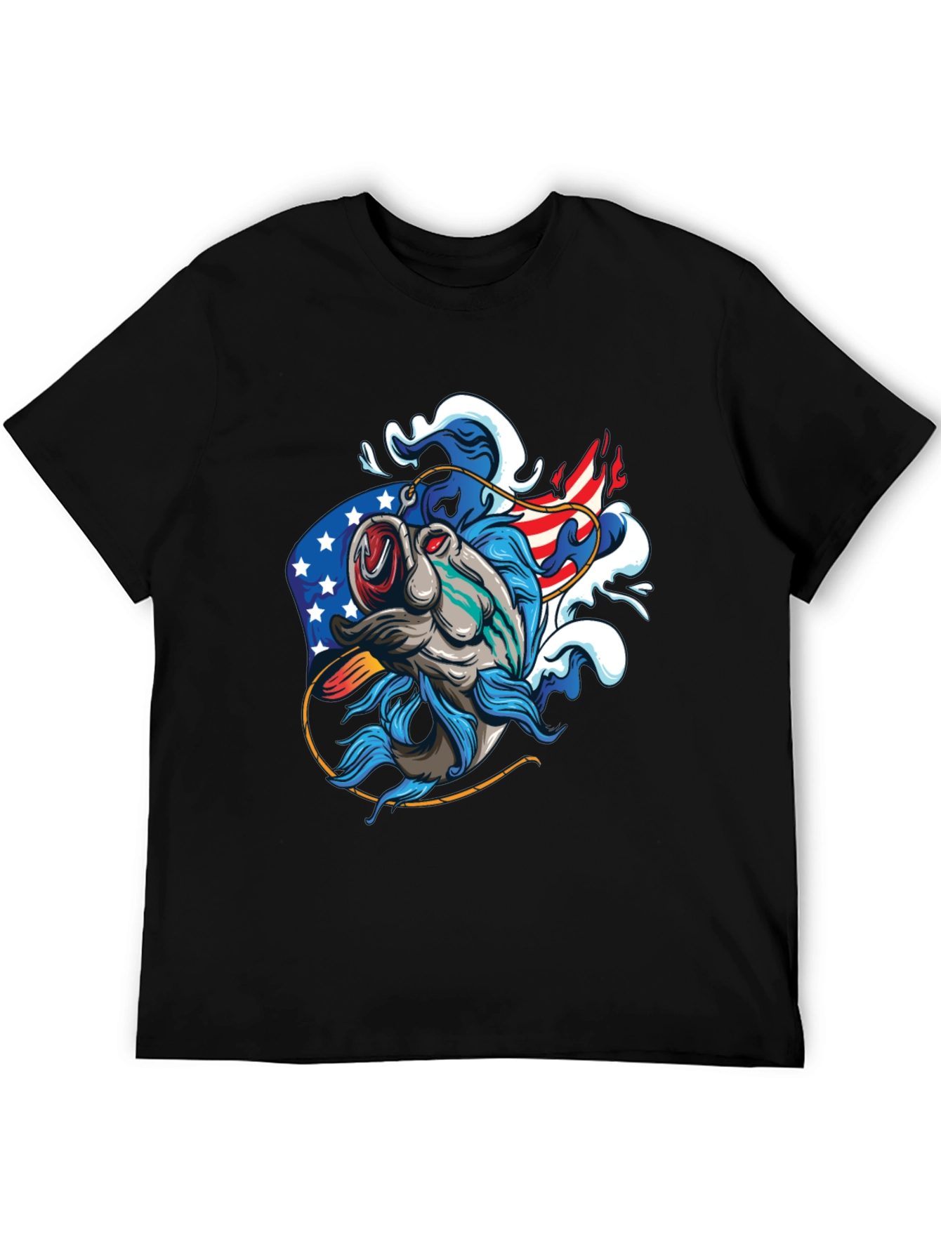 American Fish Graphic Tee