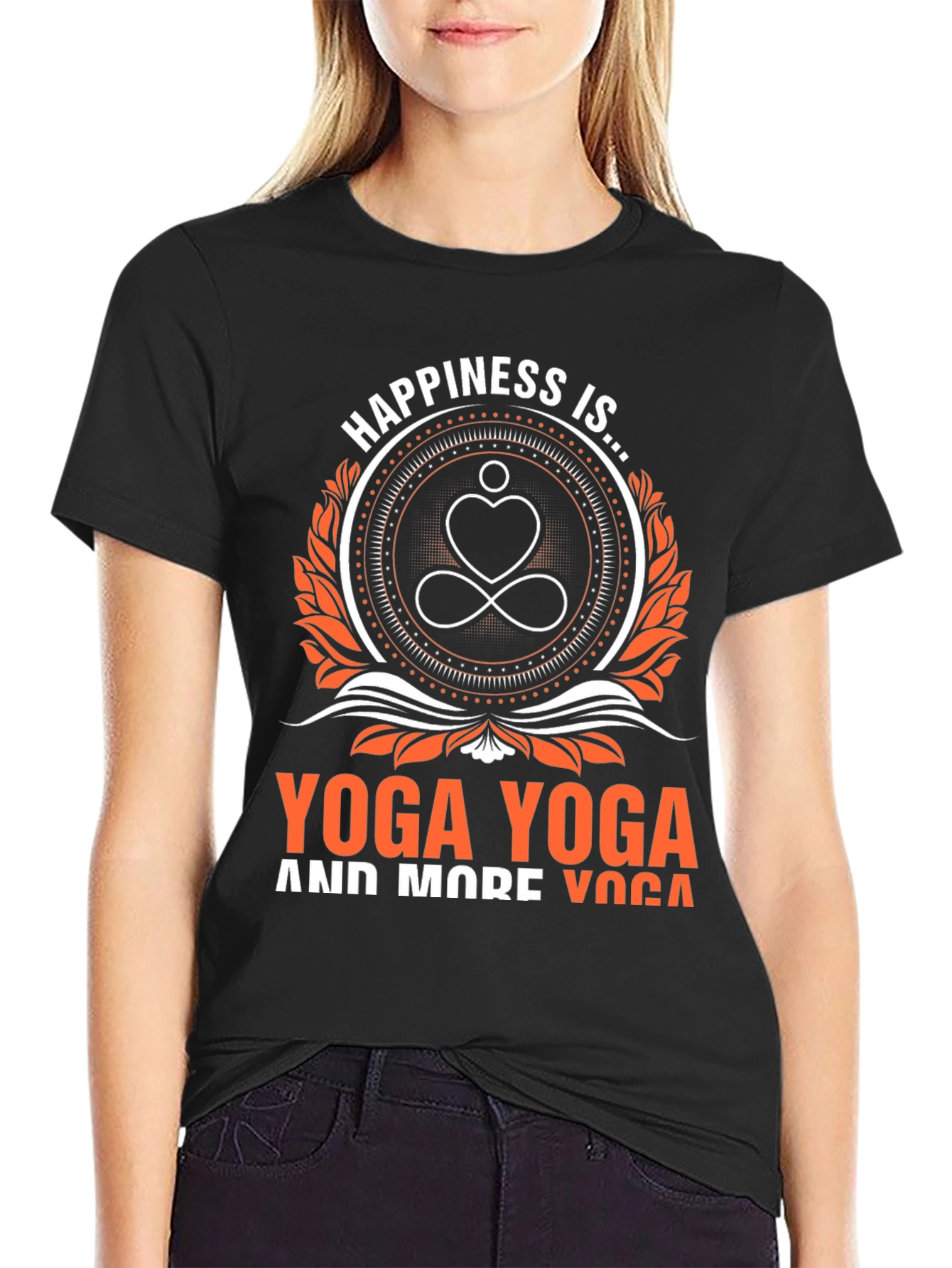 Yoga Happiness Graphic Tee