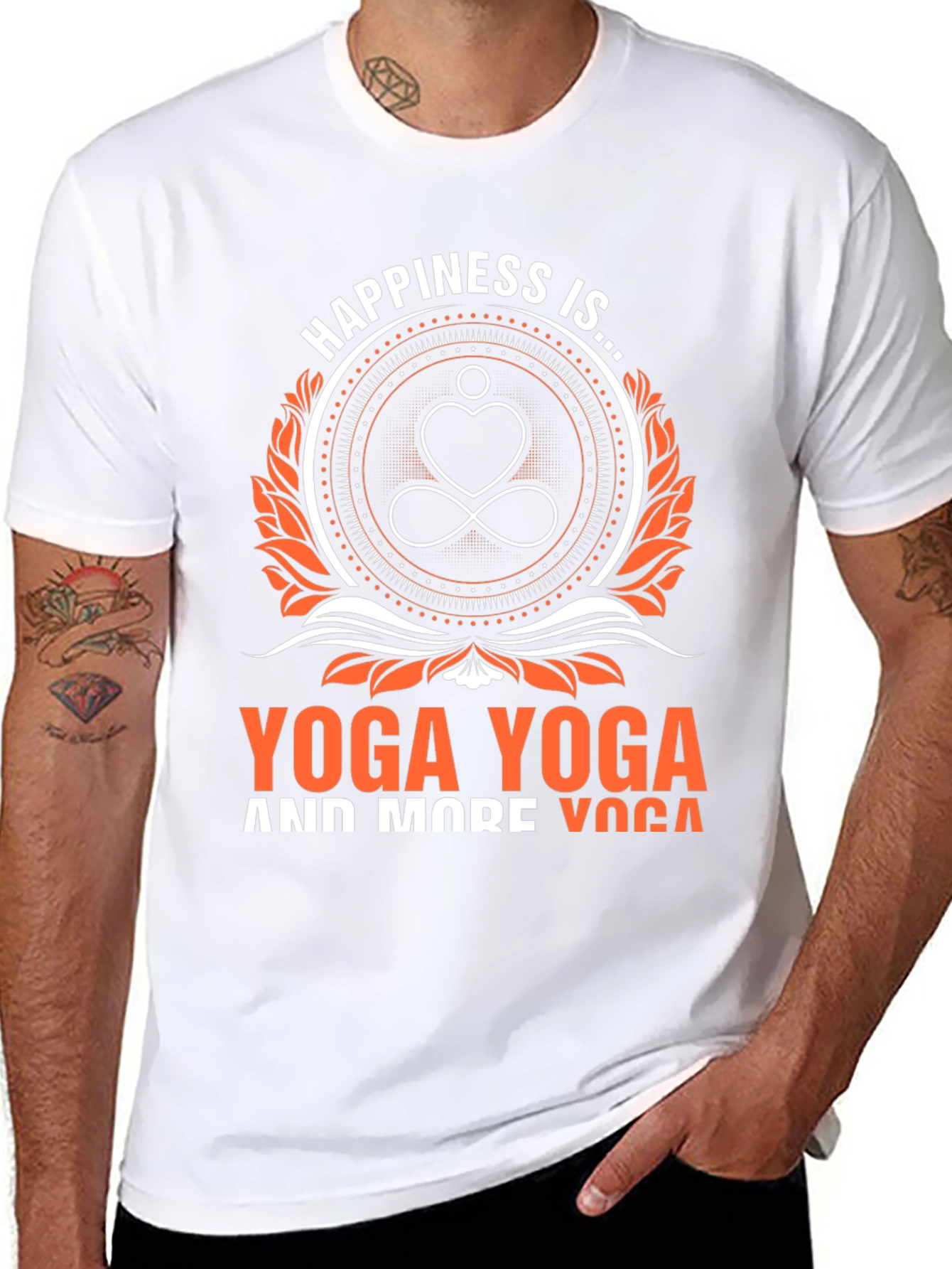 Yoga Happiness Graphic Tee