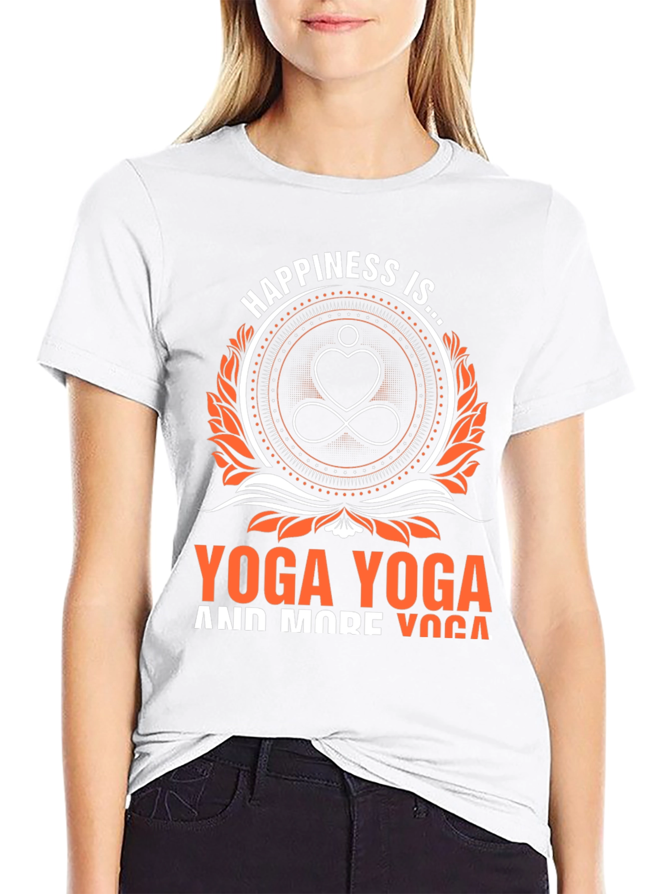 Yoga Happiness Graphic Tee