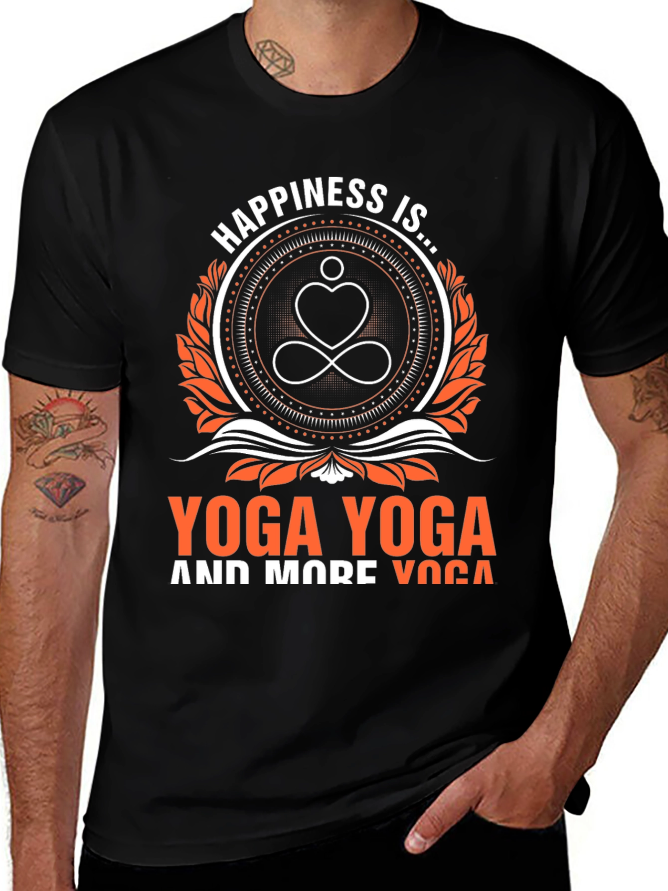 Yoga Happiness Graphic Tee