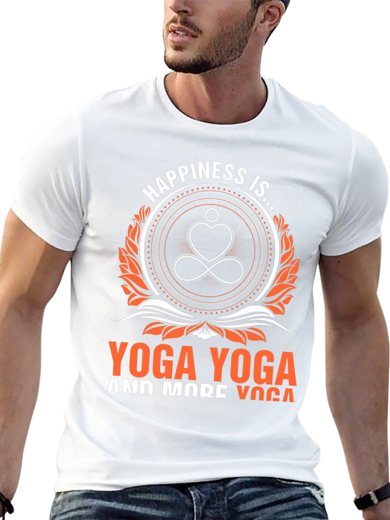 Yoga Happiness Graphic Tee
