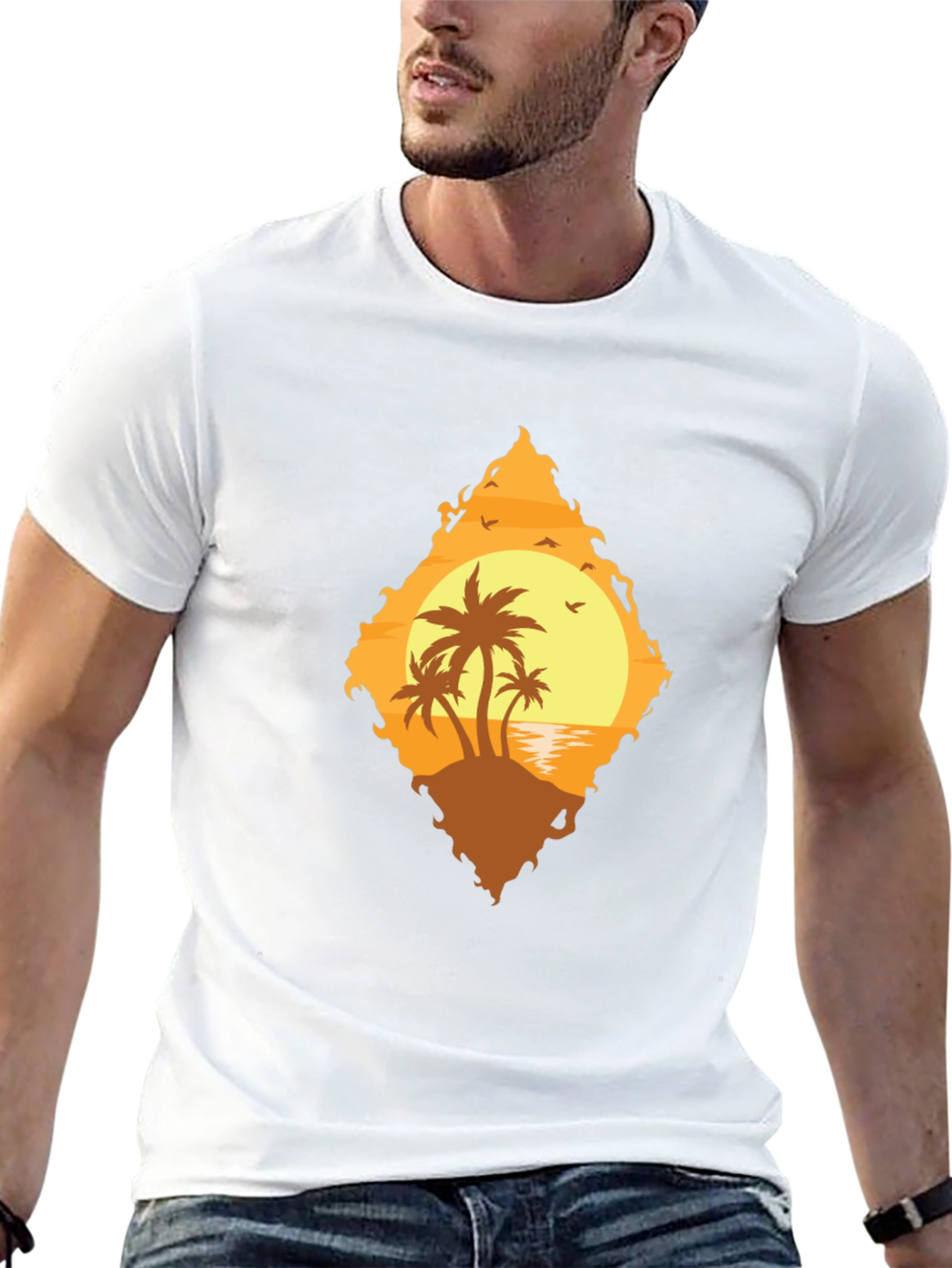 Tropical Island Graphic Tee