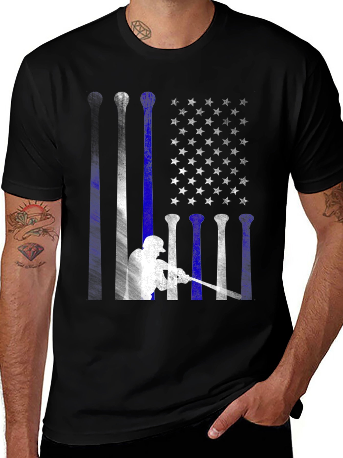 Baseball Flag Graphic Tee